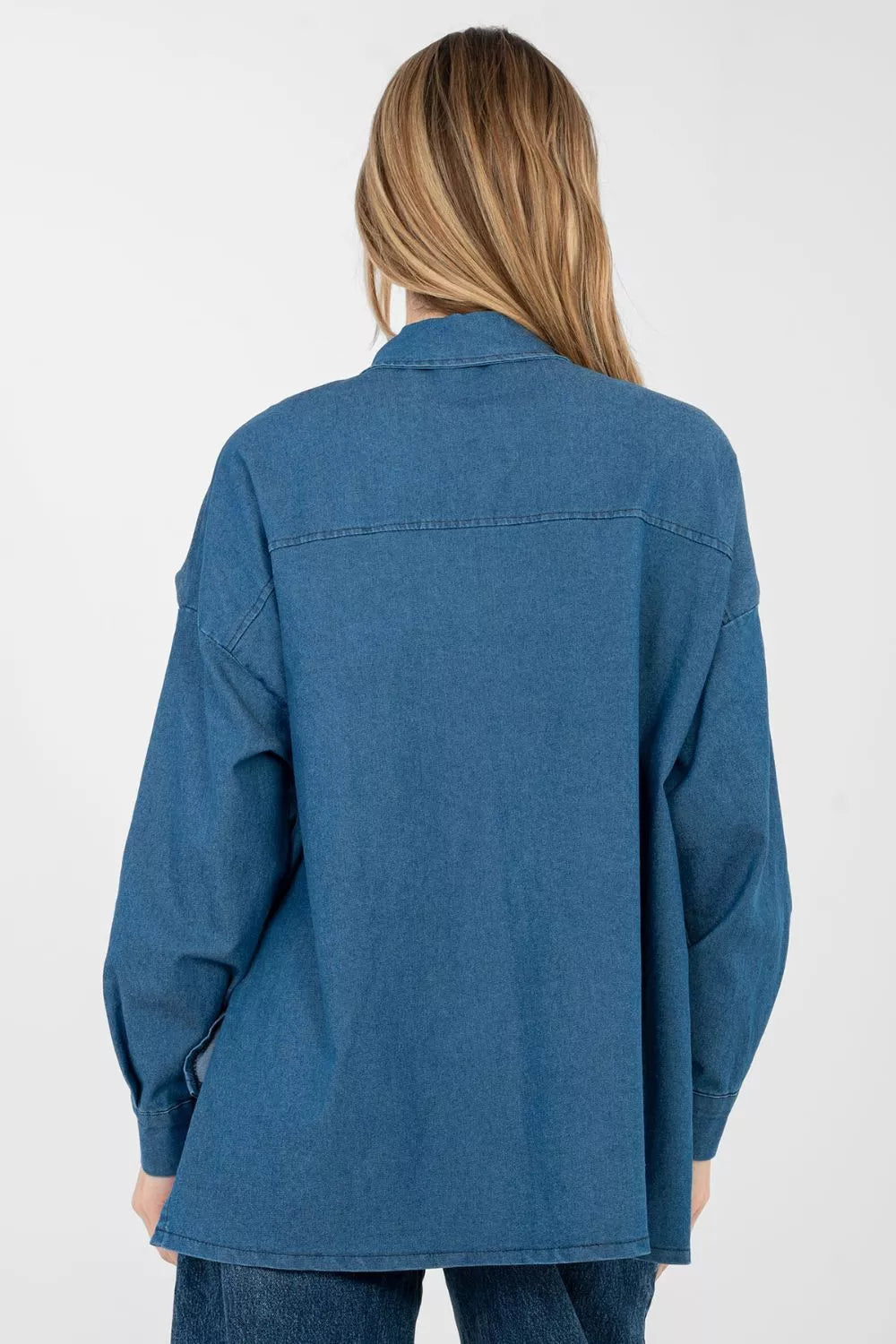 Ilgo rankovinio marškinio modelis 224204 Italy Moda
