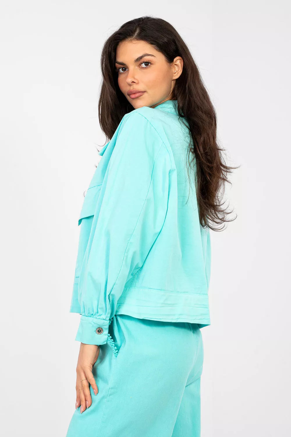 Ilgomis rankovėmis marškiniai, modelis 224293 Rue Paris