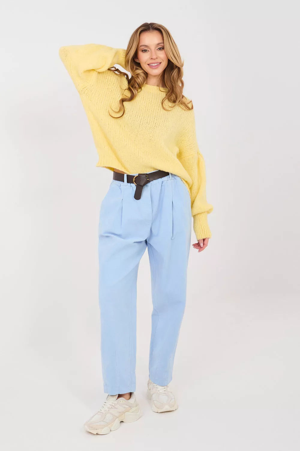 Kordurines kelnės modelis 224381 Italy Moda