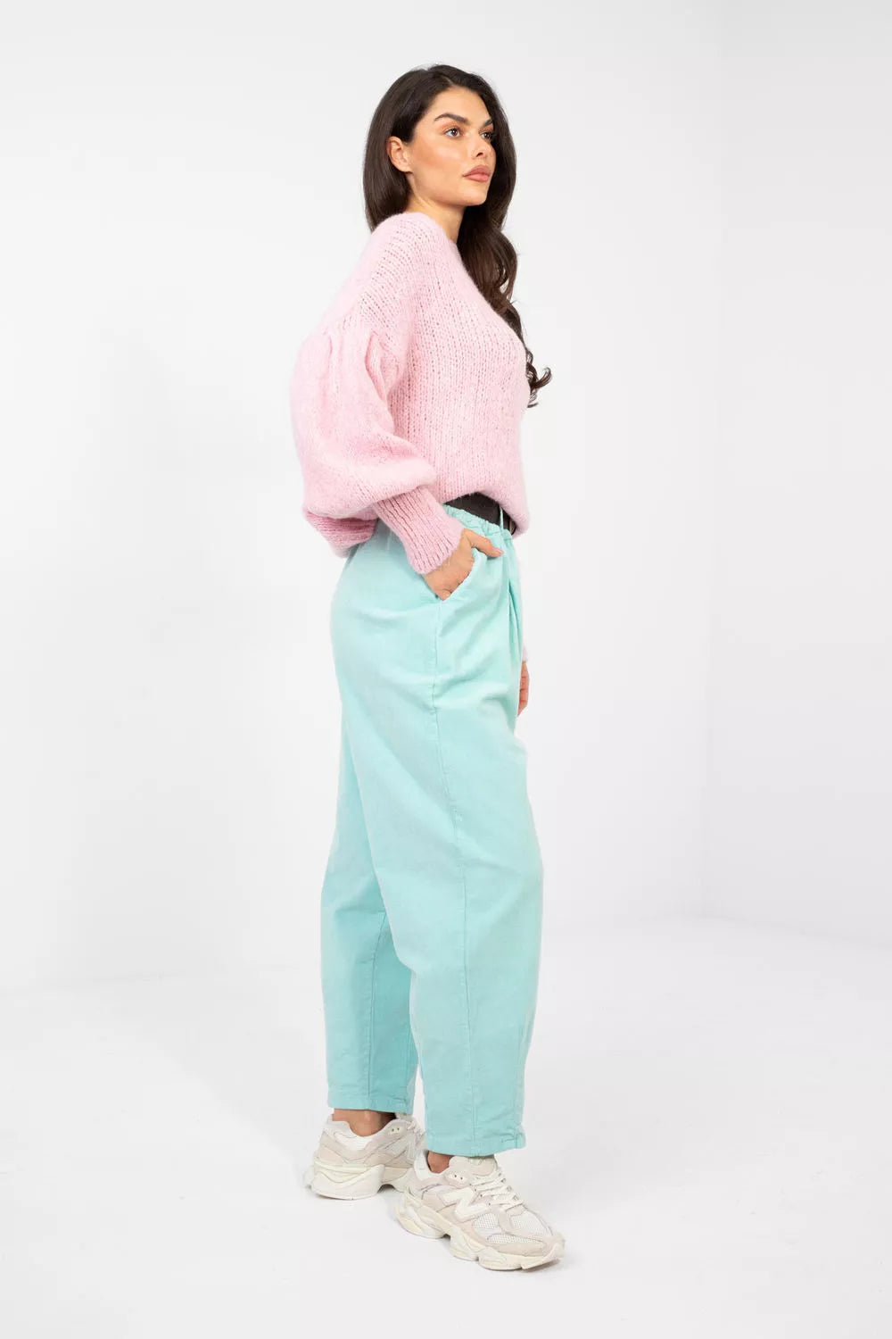 Kordurė kelnės modelis 224385 Italy Moda