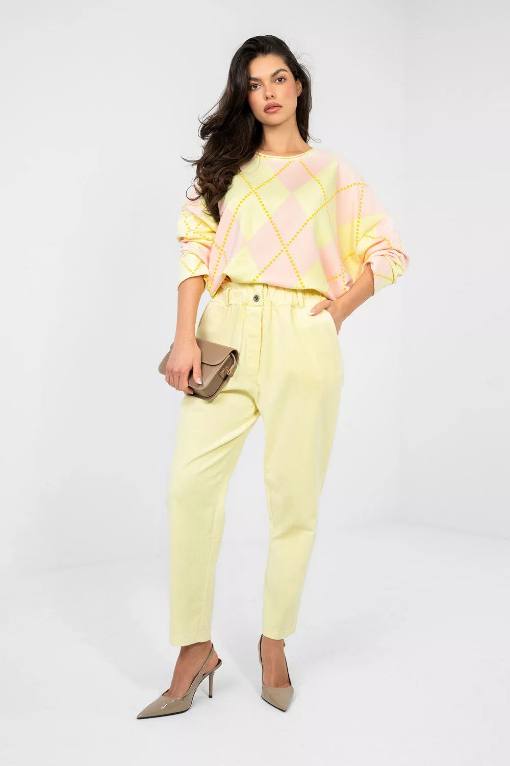 korduru kelnės modelis 224840 Italy Moda