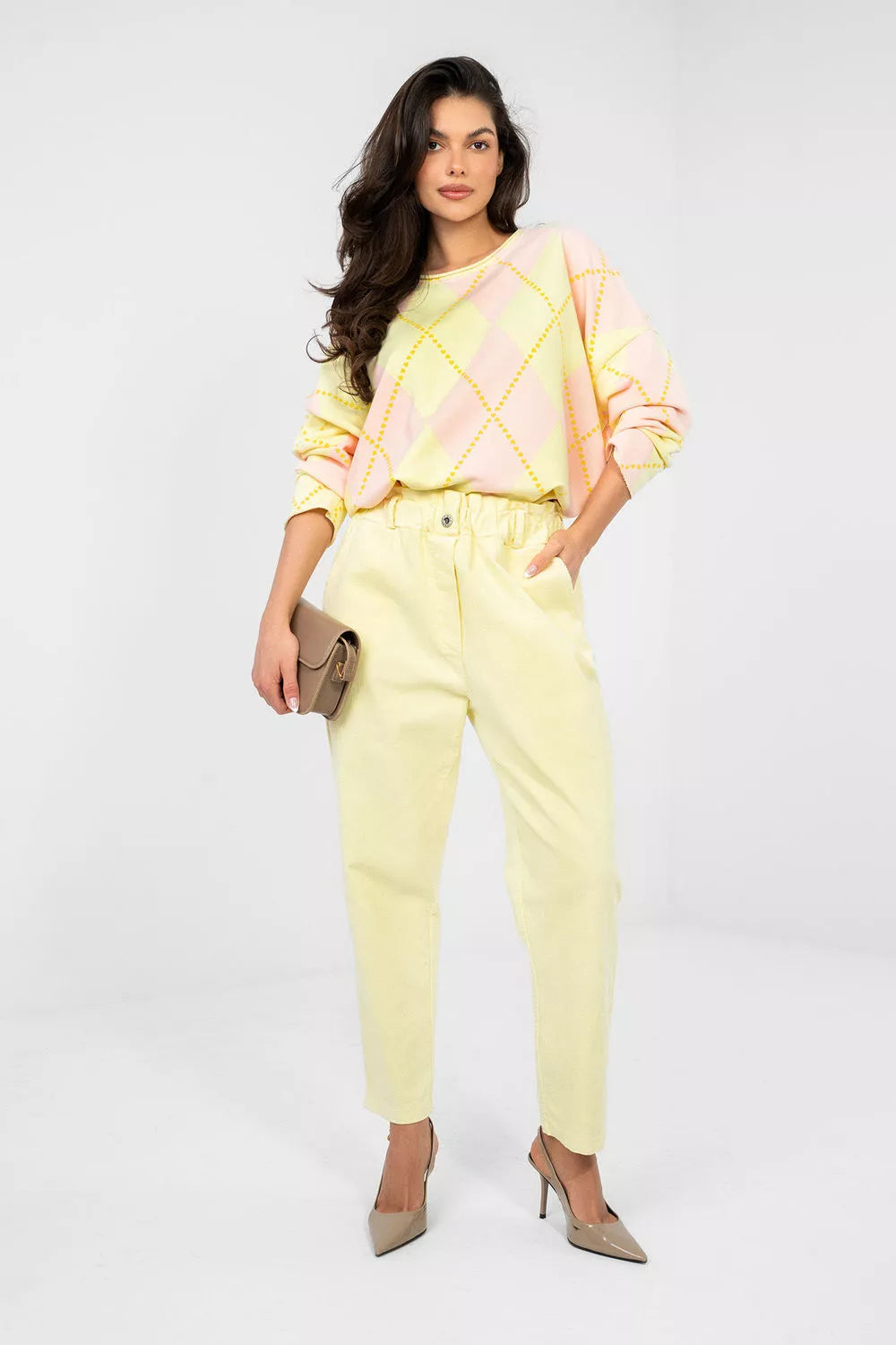 korduru kelnės modelis 224840 Italy Moda
