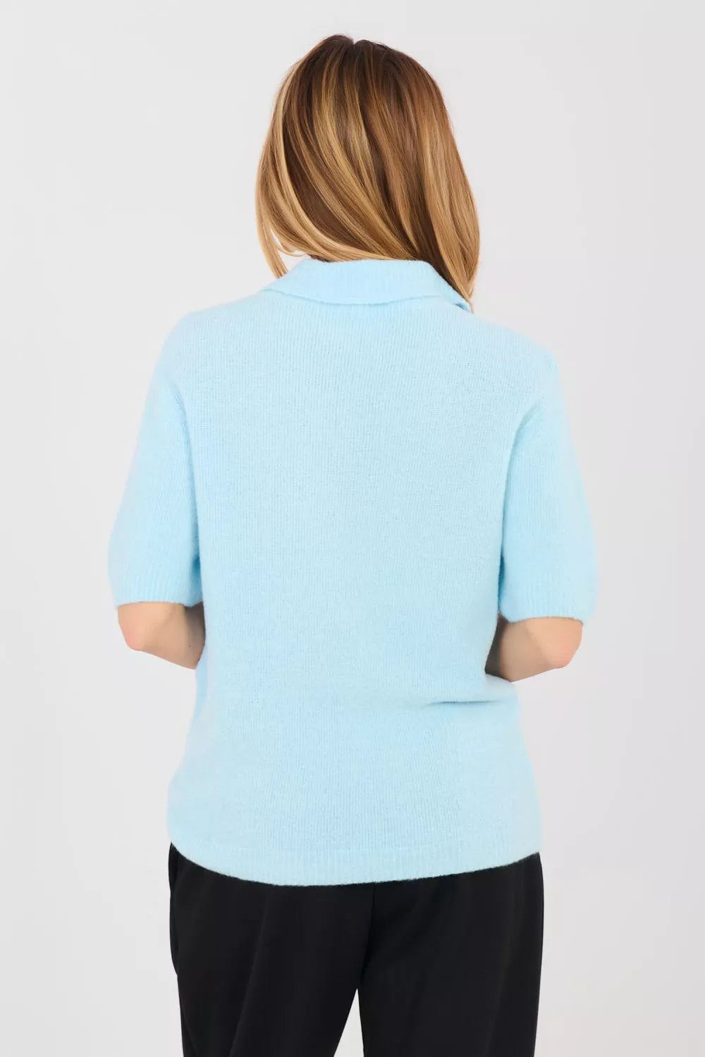 Megztinis trumpomis rankovėmis 224865 Italy Moda