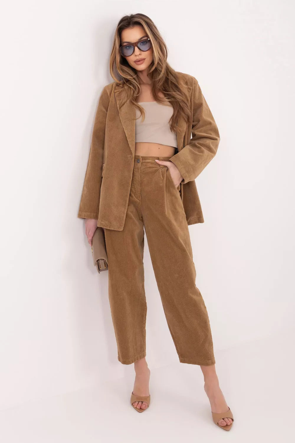 Kordoininės kelnės modelis 224996 Rue Paris