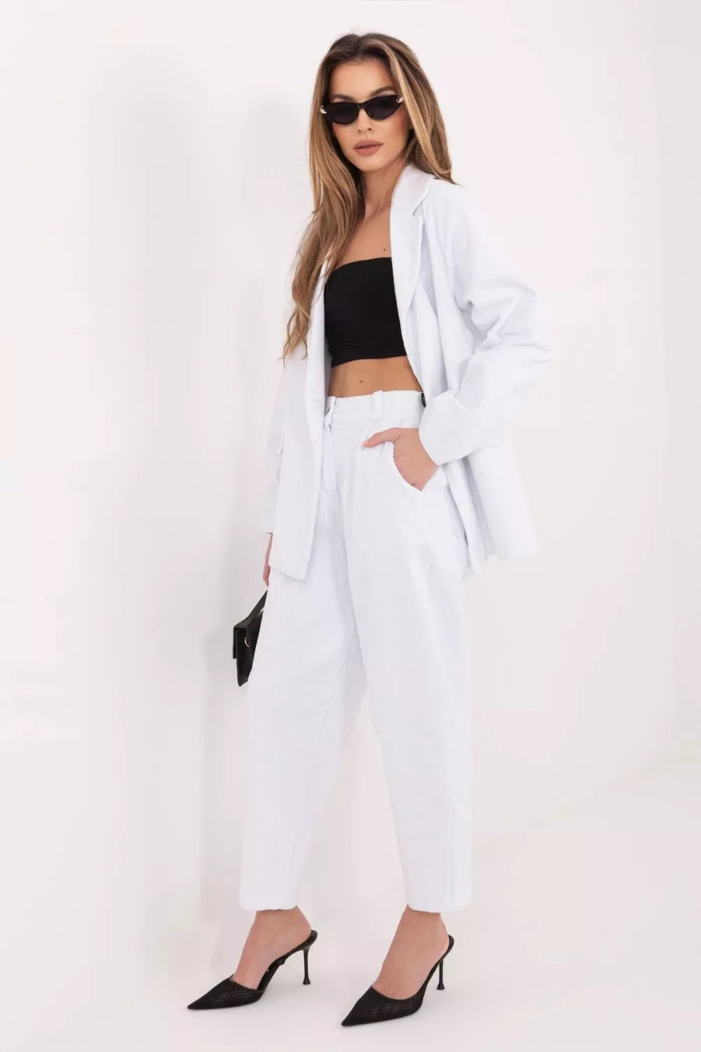 Kordoininės kelnės modelis 224997 Rue Paris