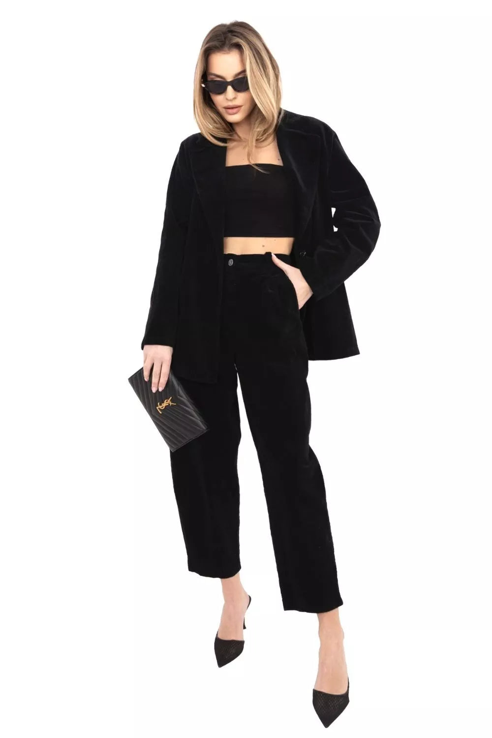 Kordoininės kelnės modelis 225001 Rue Paris