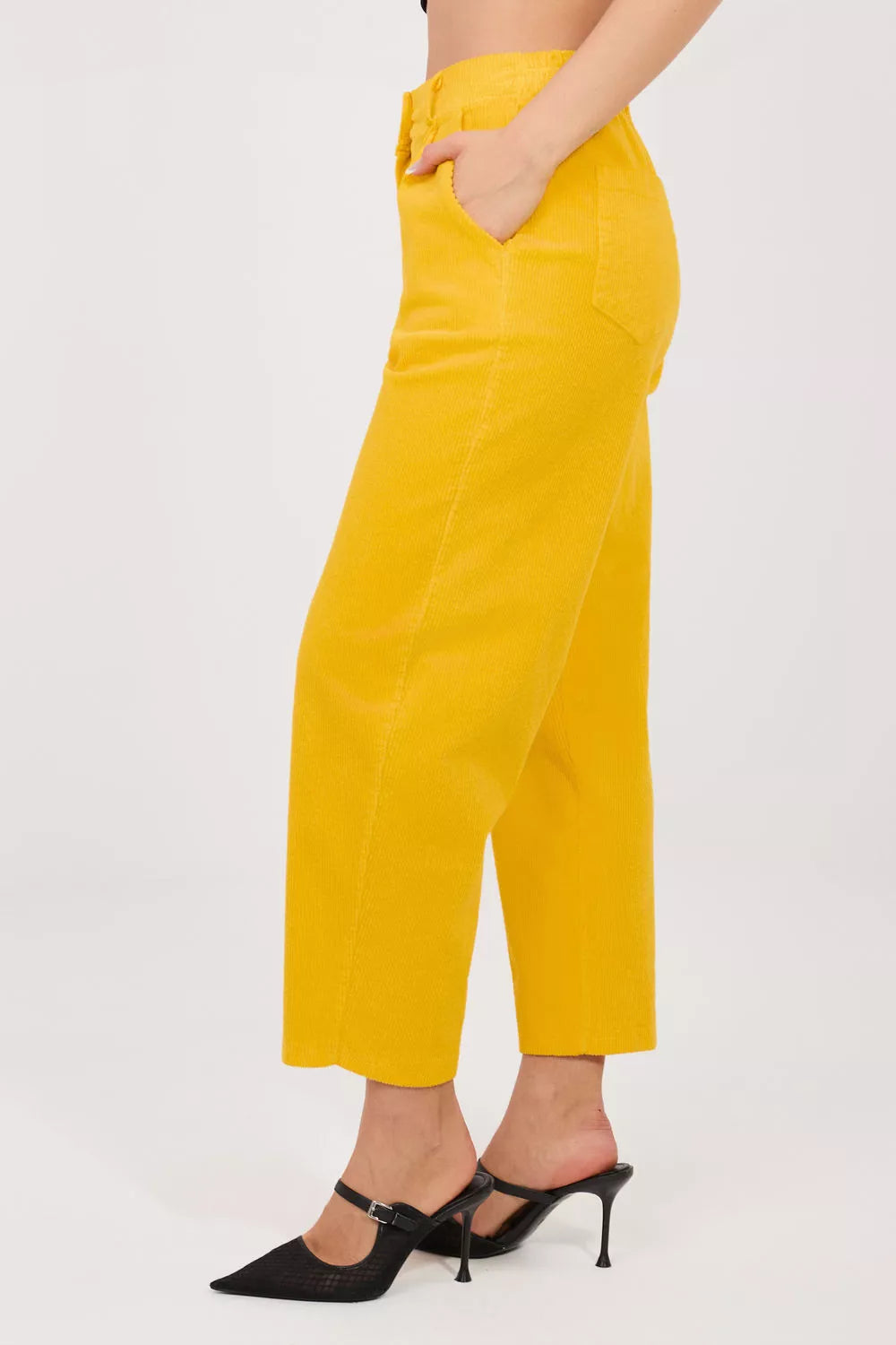 Kordūrinės kelnės, modelis 225085 Rue Paris