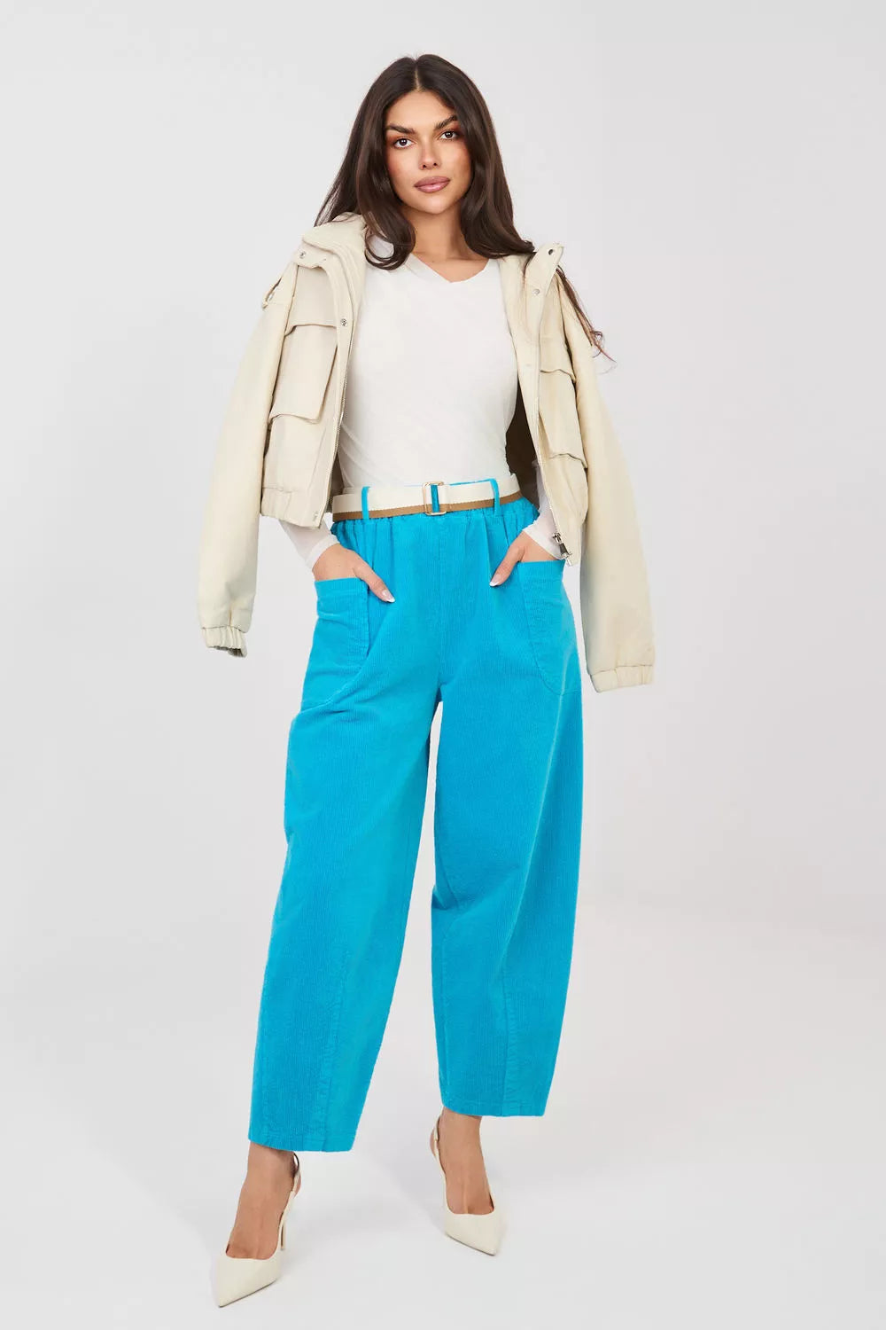 Kordoininės kelnės modelis 225093 Rue Paris
