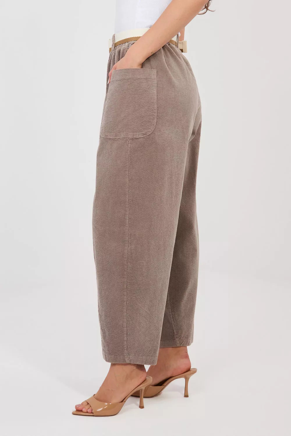 Kordiruotos kelnės 225097 Rue Paris modelis