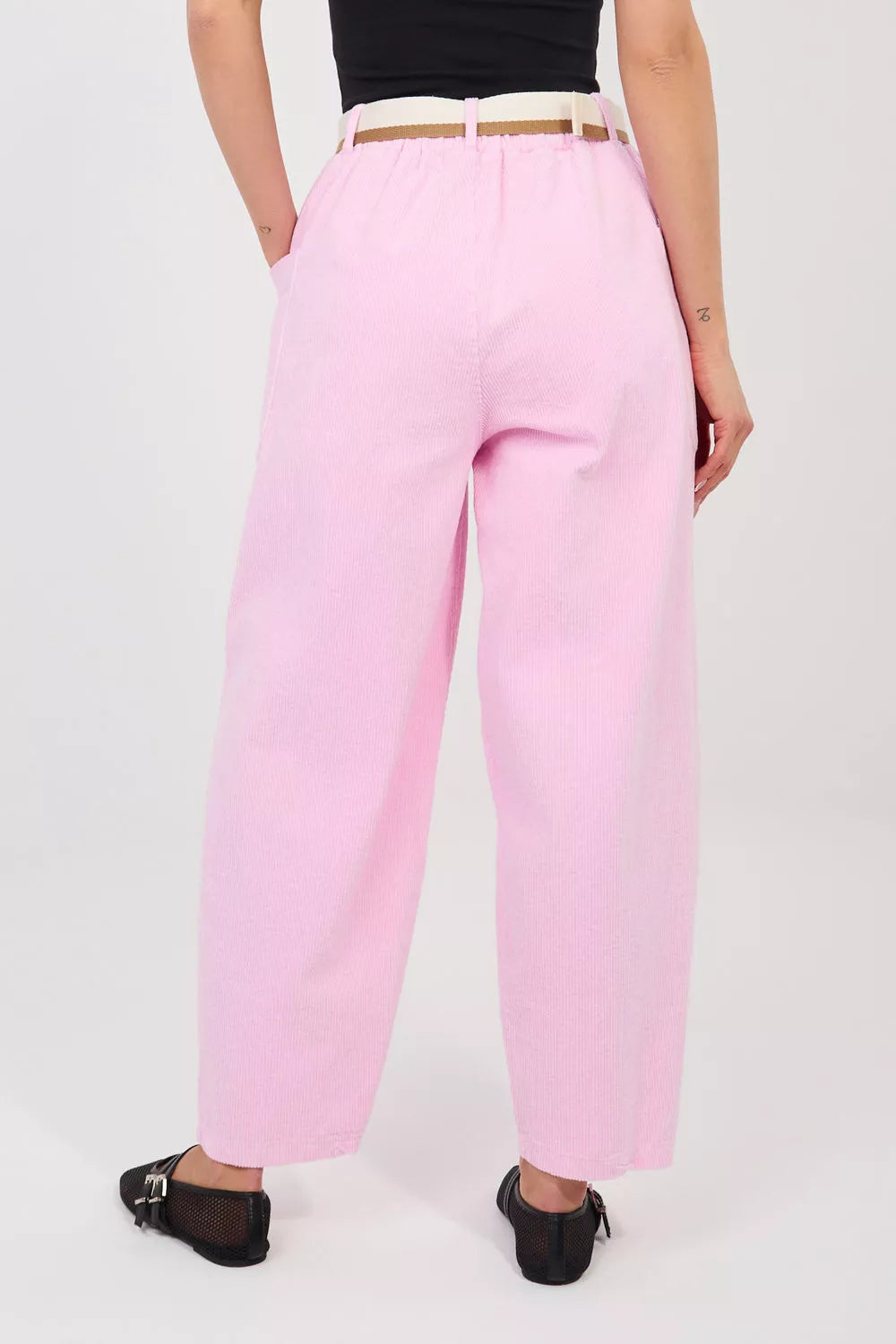 Corduroy kelnės modelis 225099 Rue Paris