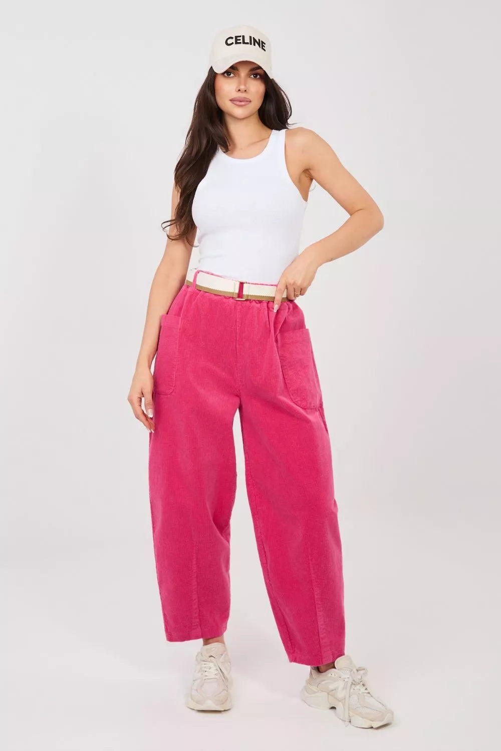 Velvet kelnės modelis 225095 Rue Paris