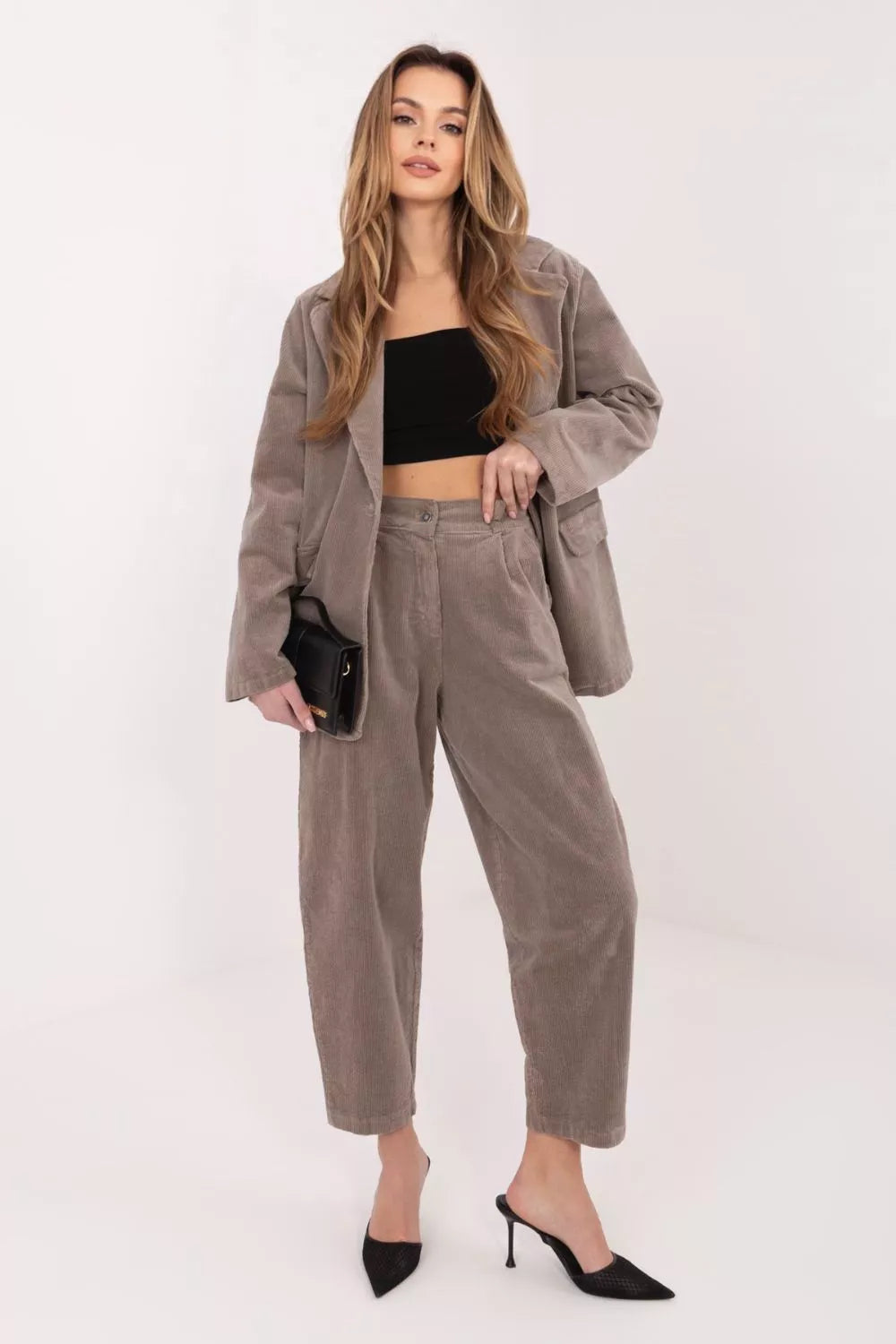 kordilotinės kelnės modelis 225000 Rue Paris