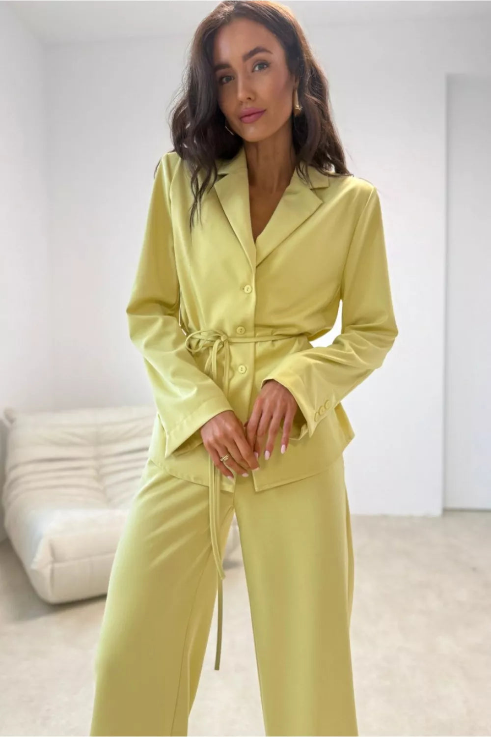 Ilgomis rankovėmis marškiniai, modelis 225265 Roco Fashion