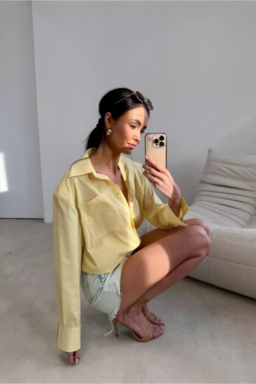 Maroninė suknelė su ilgomis rankovėmis, modelis 225269 Roco Fashion