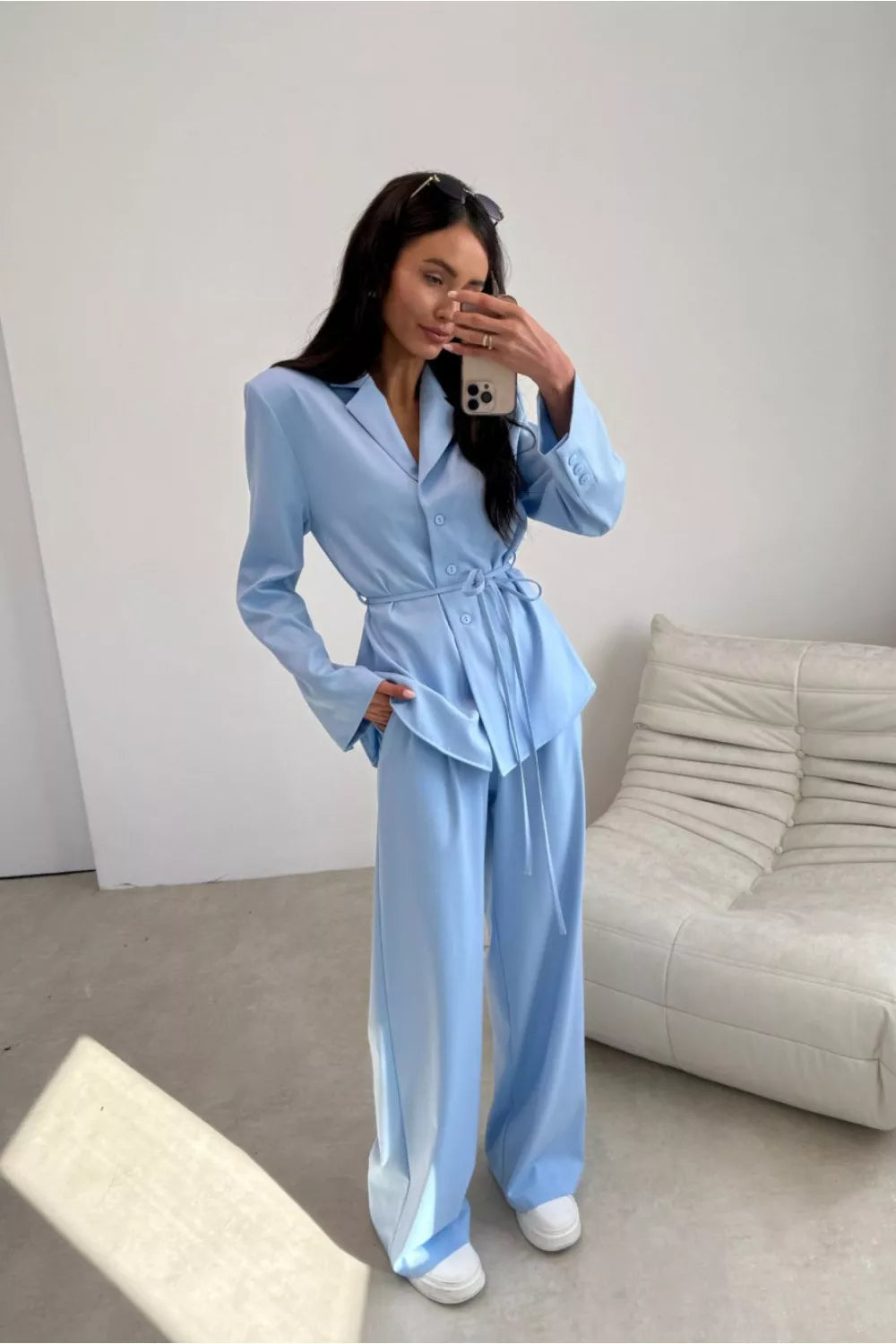 Ilgo rankovės marškiniai, modelis 225285 Roco Fashion