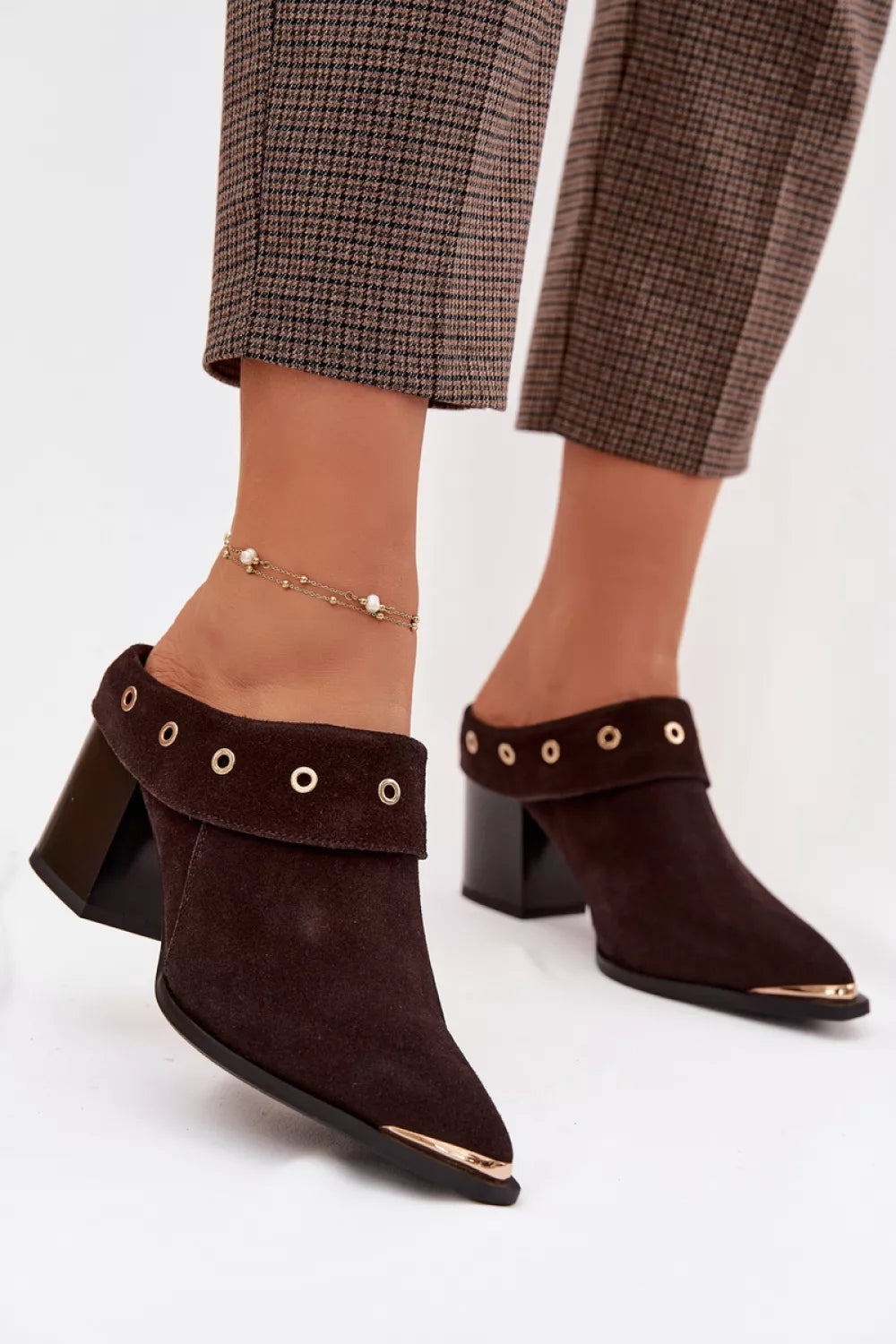 Basutės su kulnu, modelis 225359 „Step in style“