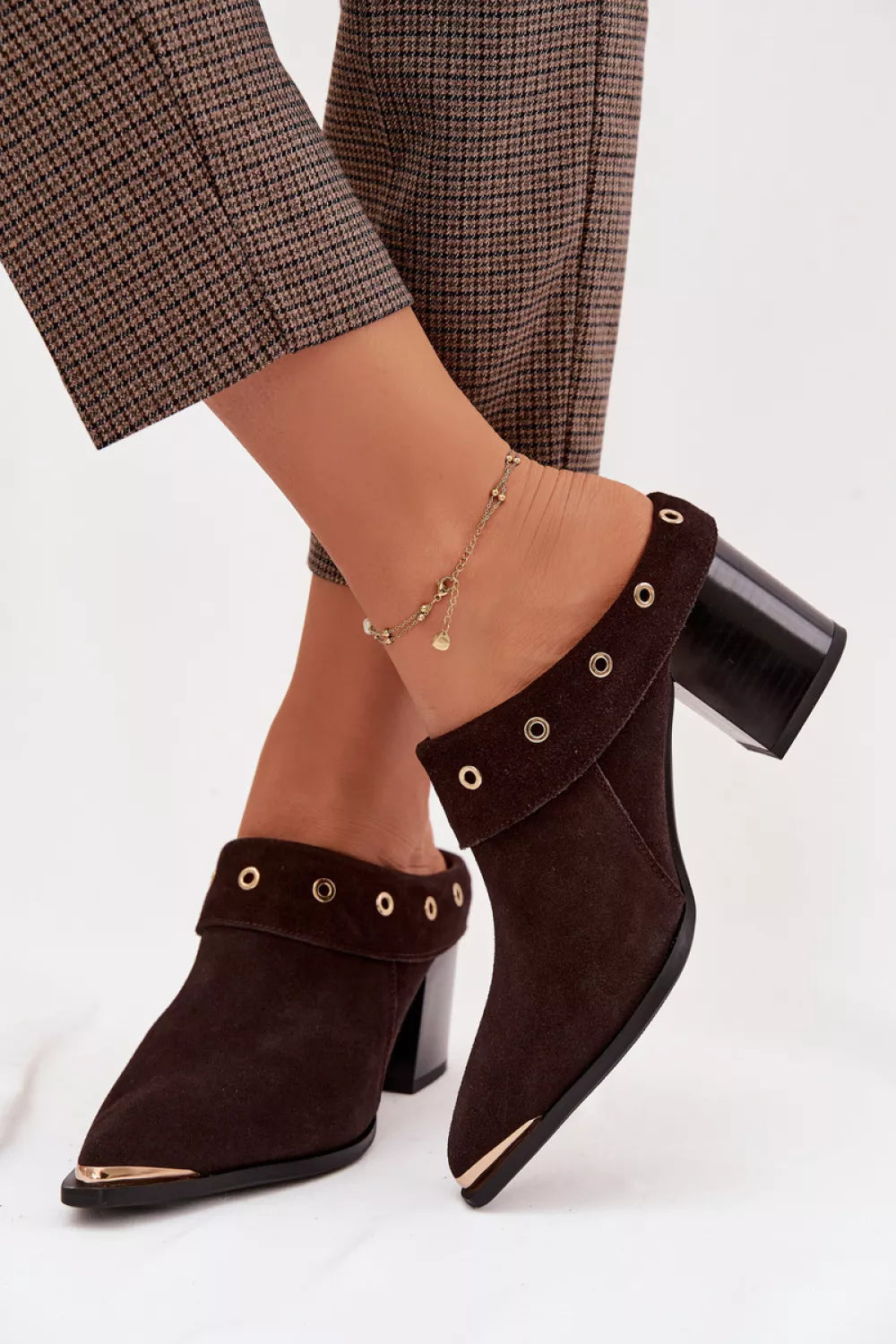 Basutės su kulnu, modelis 225359 „Step in style“