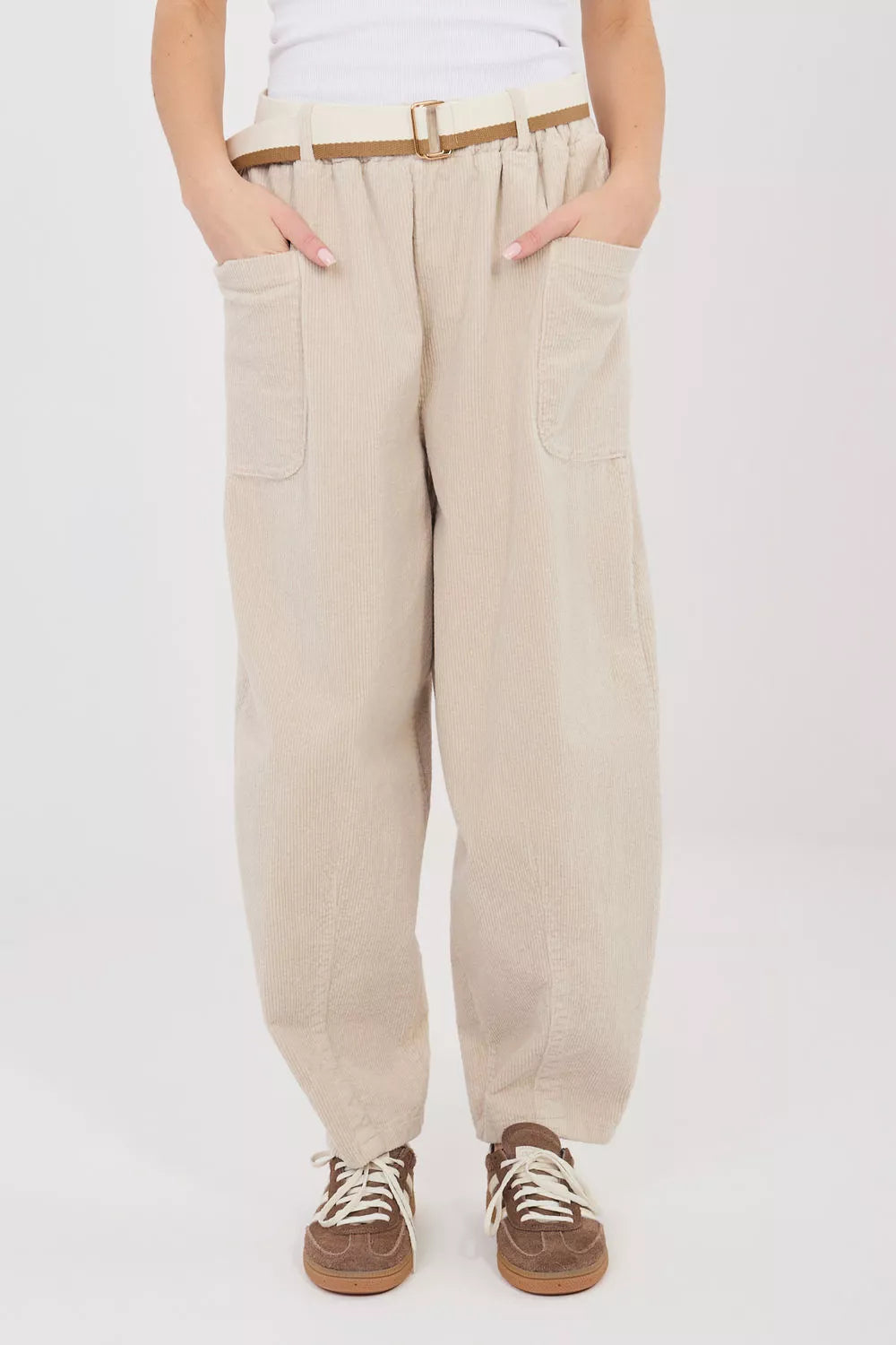 Kordoininės kelnės, modelis 225426 Rue Paris
