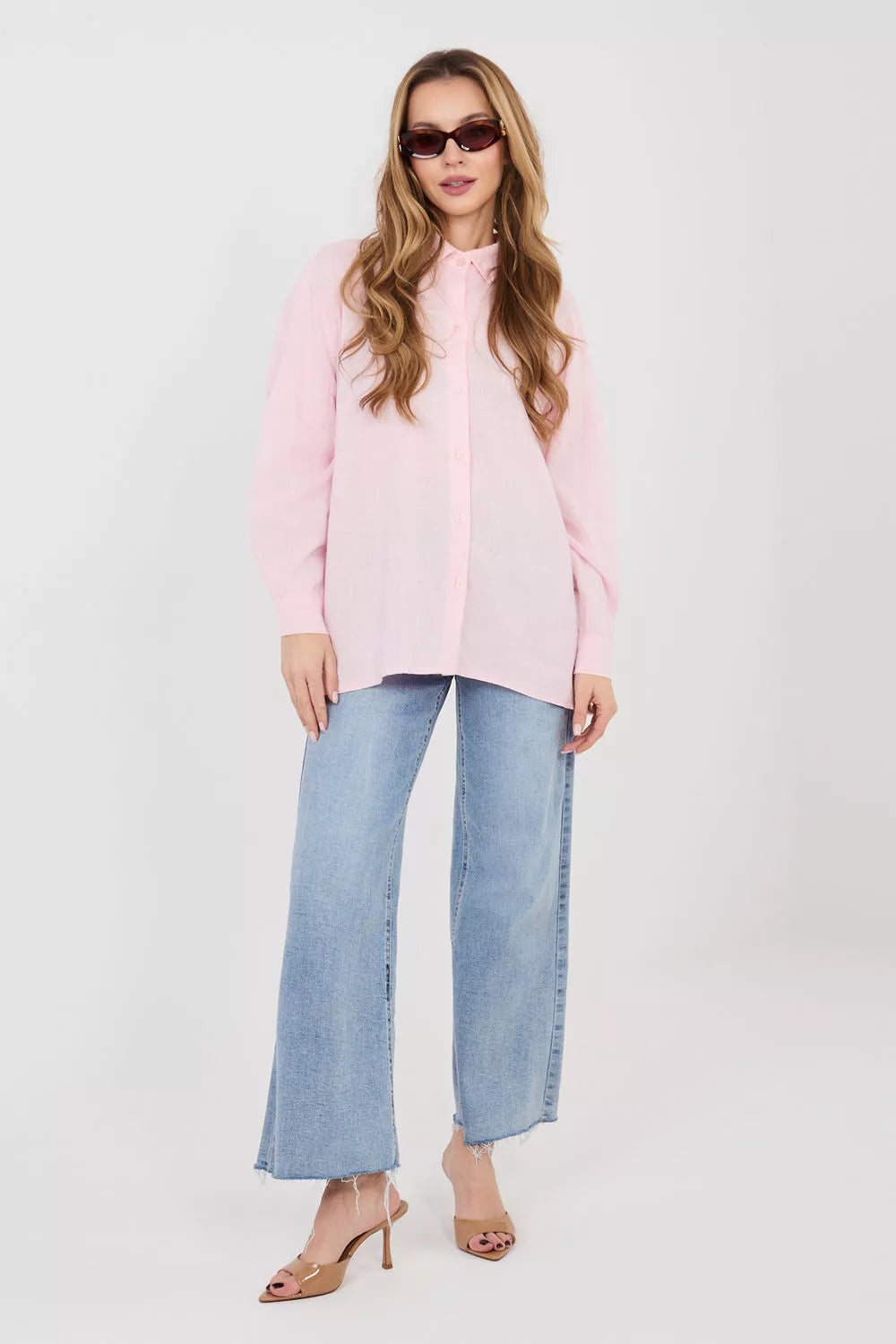 Marškiniai ilgomis rankovėmis modelis 225514 Italy Moda