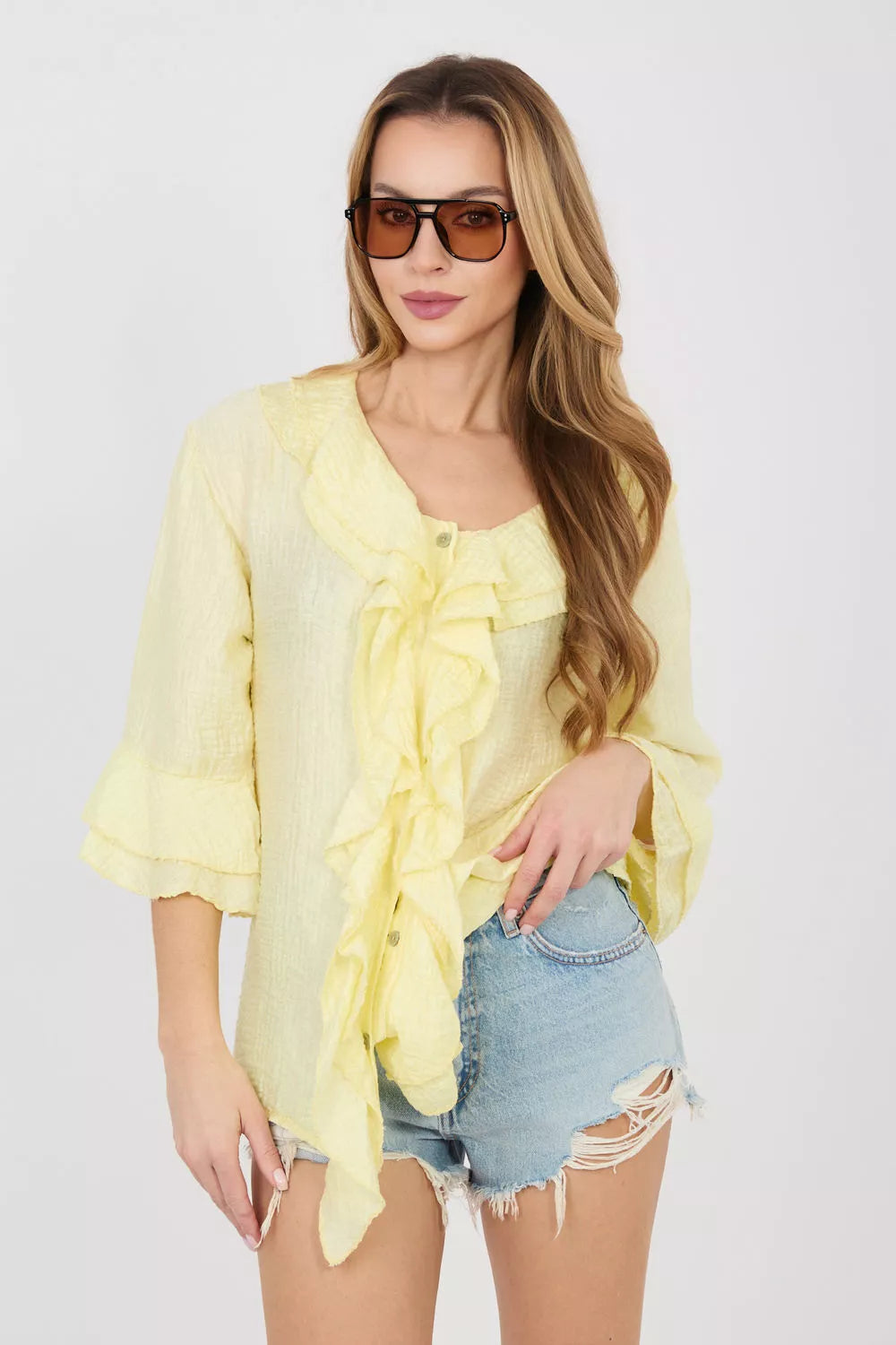Long sleeve shirt model 225520 Italy Moda