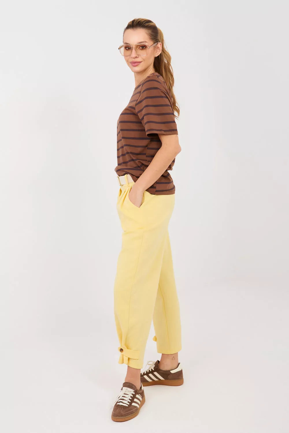 Tracksuit kelnės modelis 225524 Italy Moda