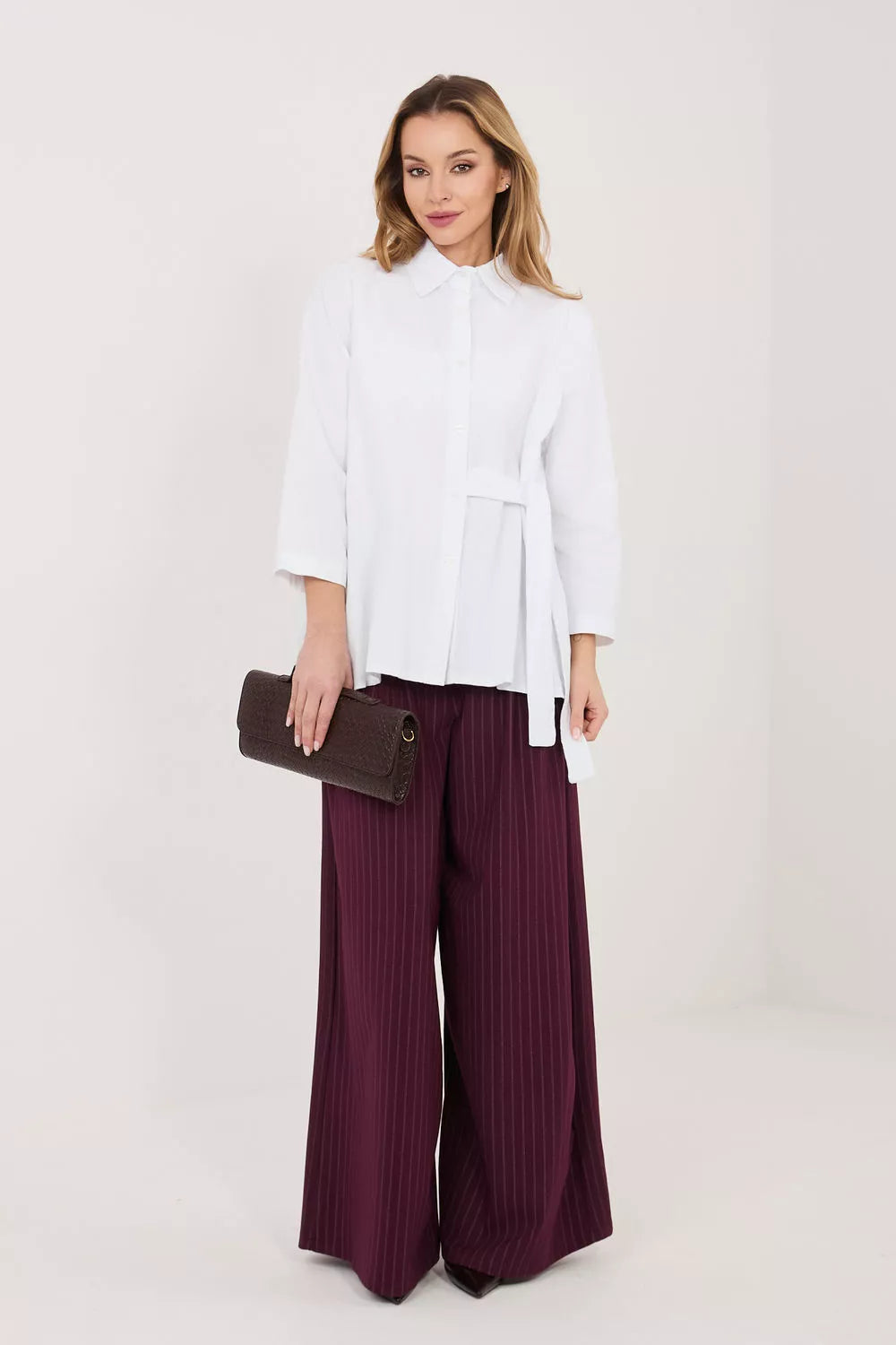 Ilgomis rankovėmis marškiniai, modelis 225533 Rue Paris