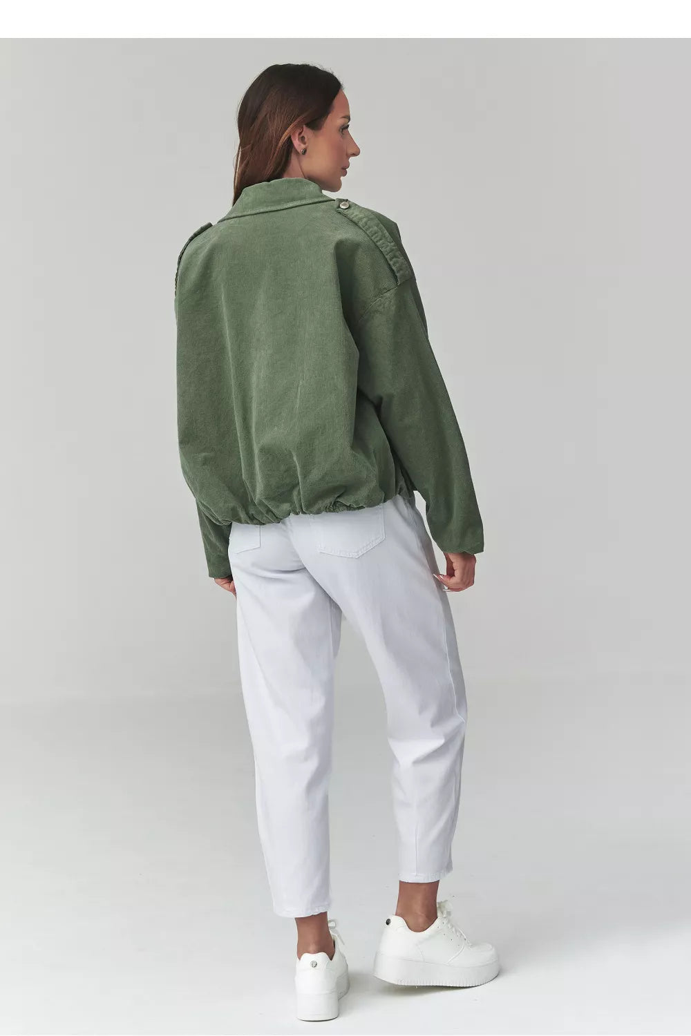 Kordoinė striukė modelis 225691 Makadamia