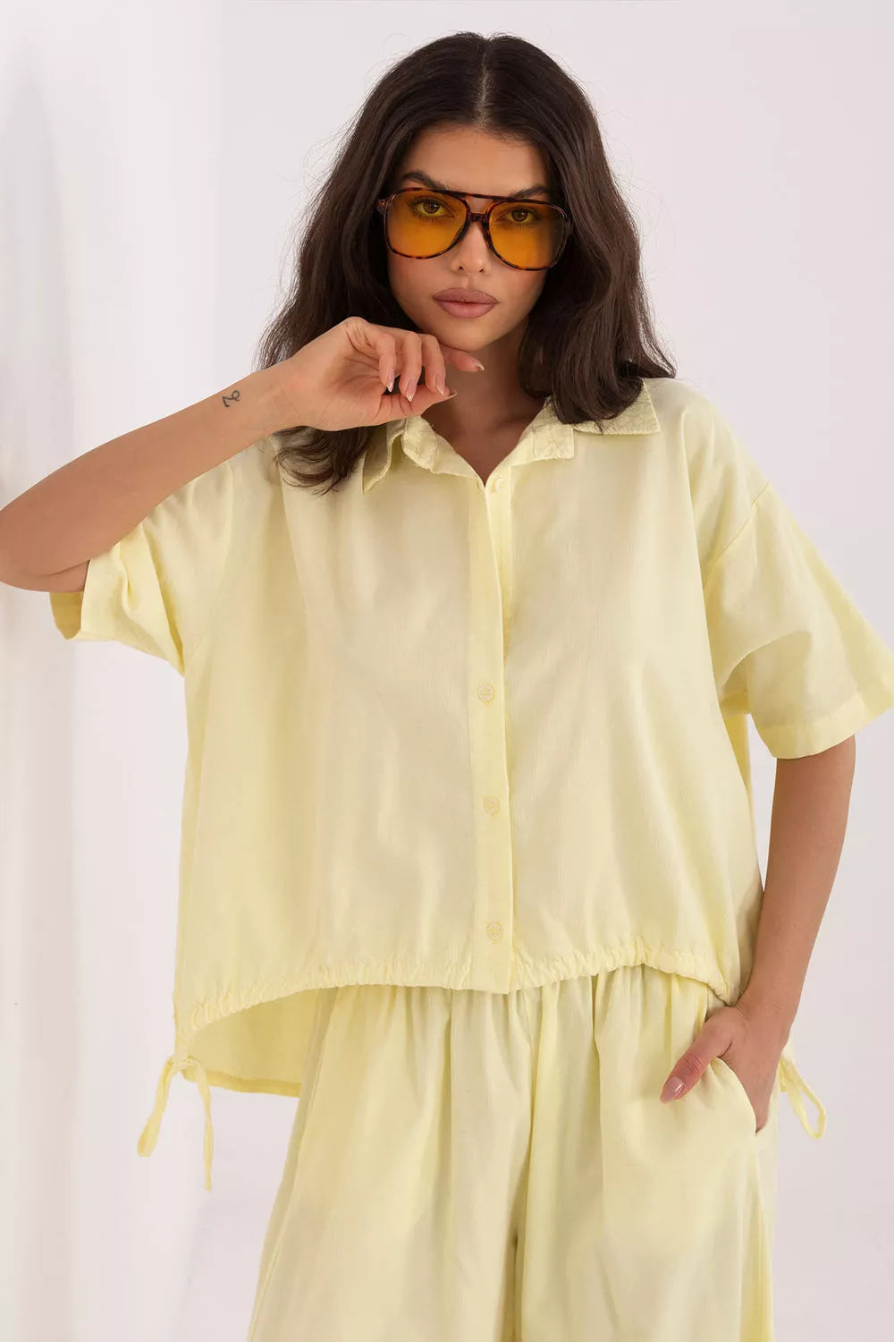 Trumpas rankovės marškinėliai 226015 Italy Moda