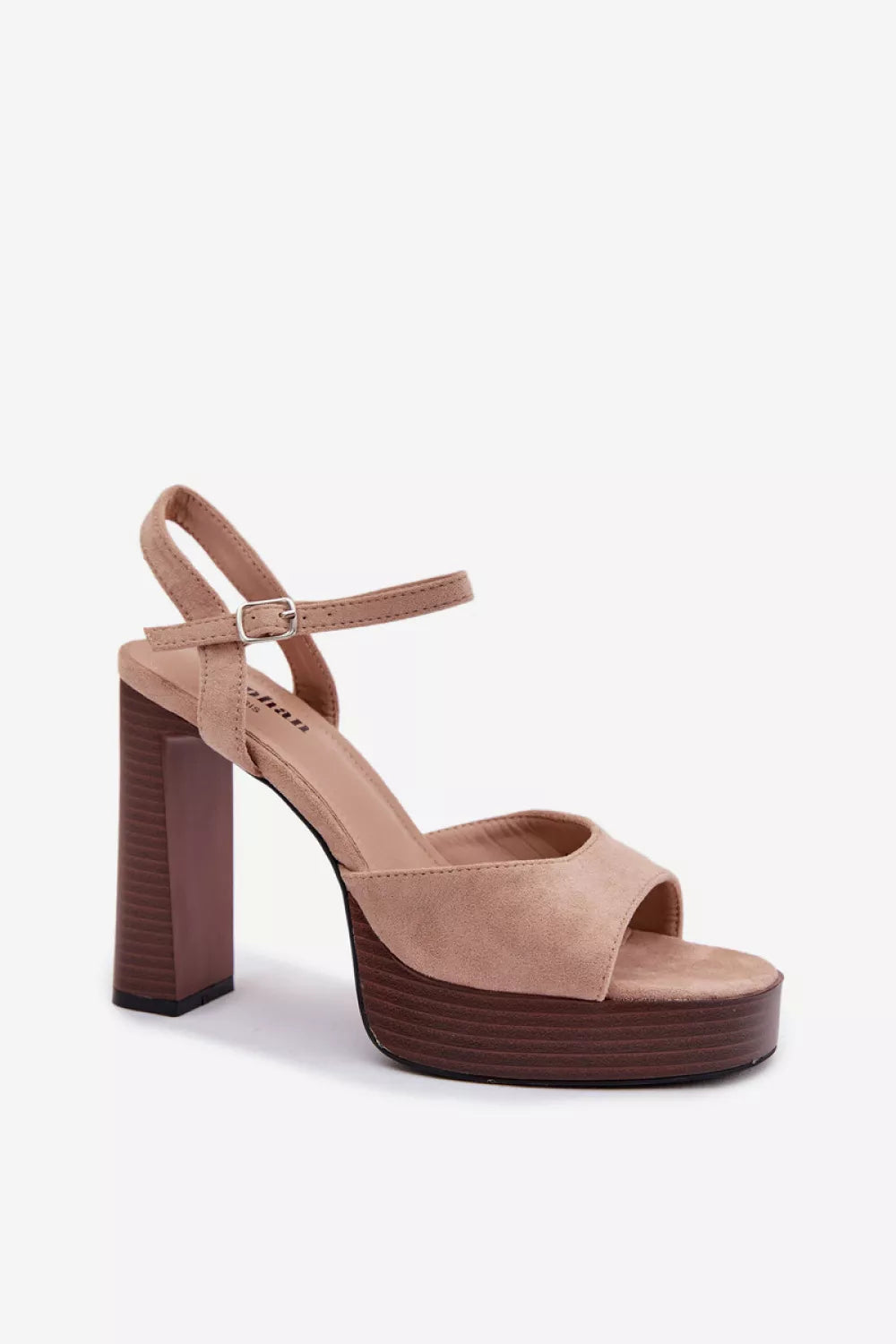 Basutės su kulnu, modelis 226117 Step in style
