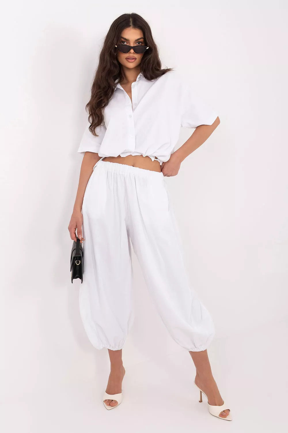 Kordūrinės kelnės, modelis 226234 Italy Moda