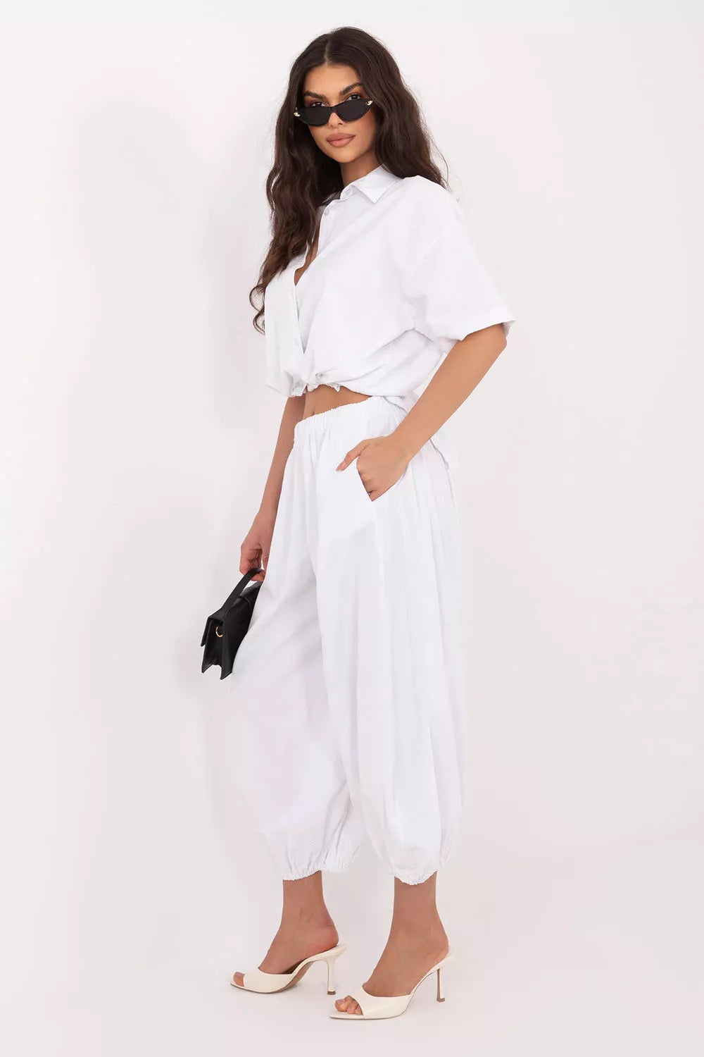 Kordūrinės kelnės, modelis 226234 Italy Moda