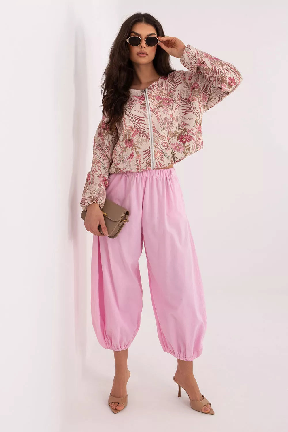 Kordurinės kelnės modelis 226235 Italy Moda