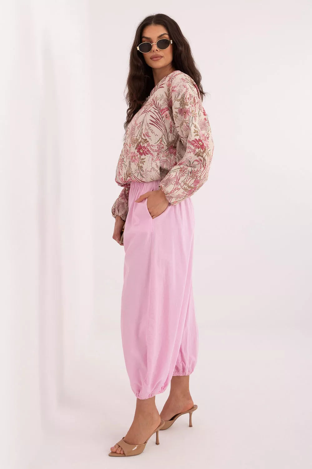 Kordurinės kelnės modelis 226235 Italy Moda