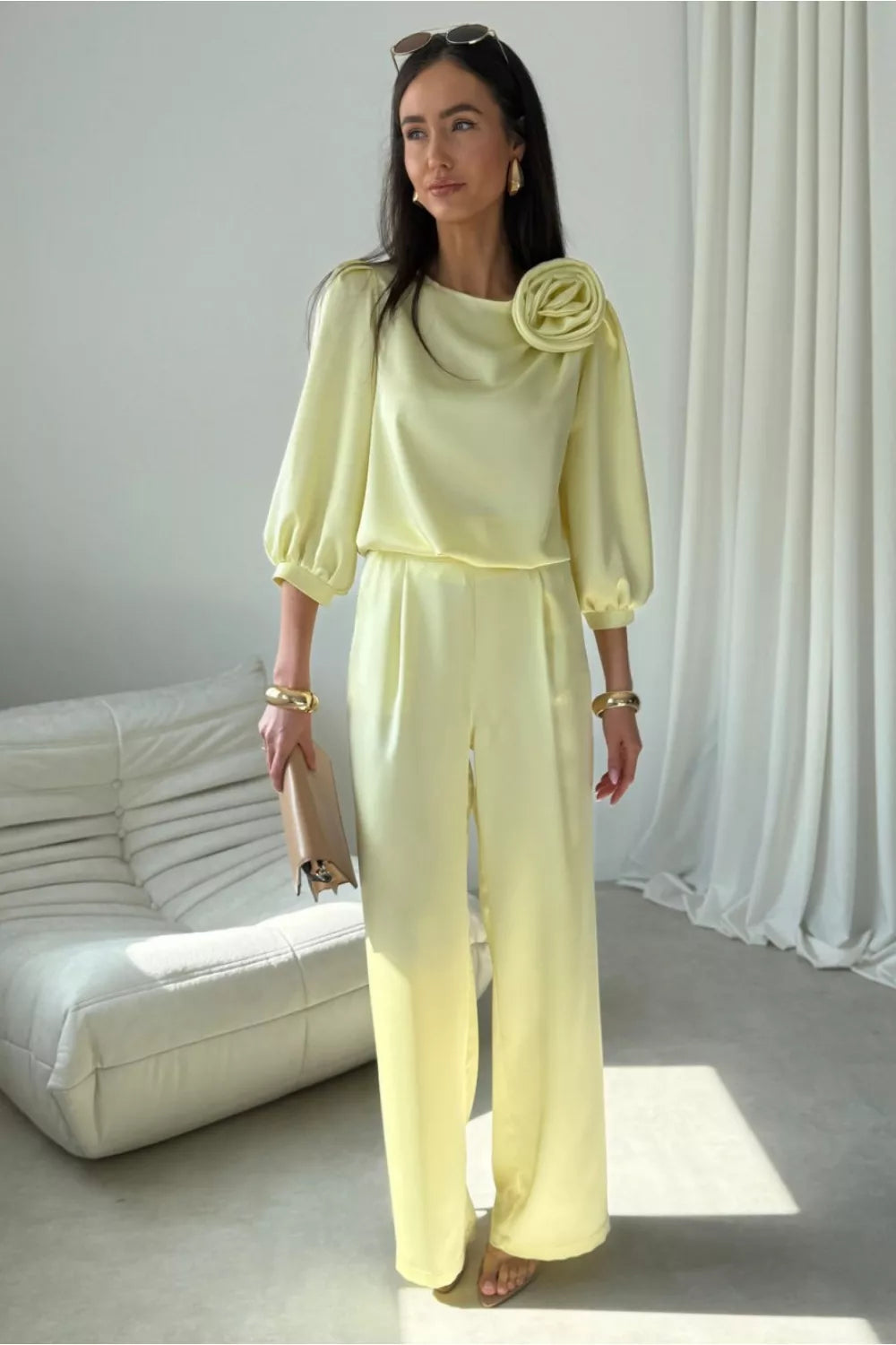 Moteriškos kelnės modelis 226283 Roco Fashion