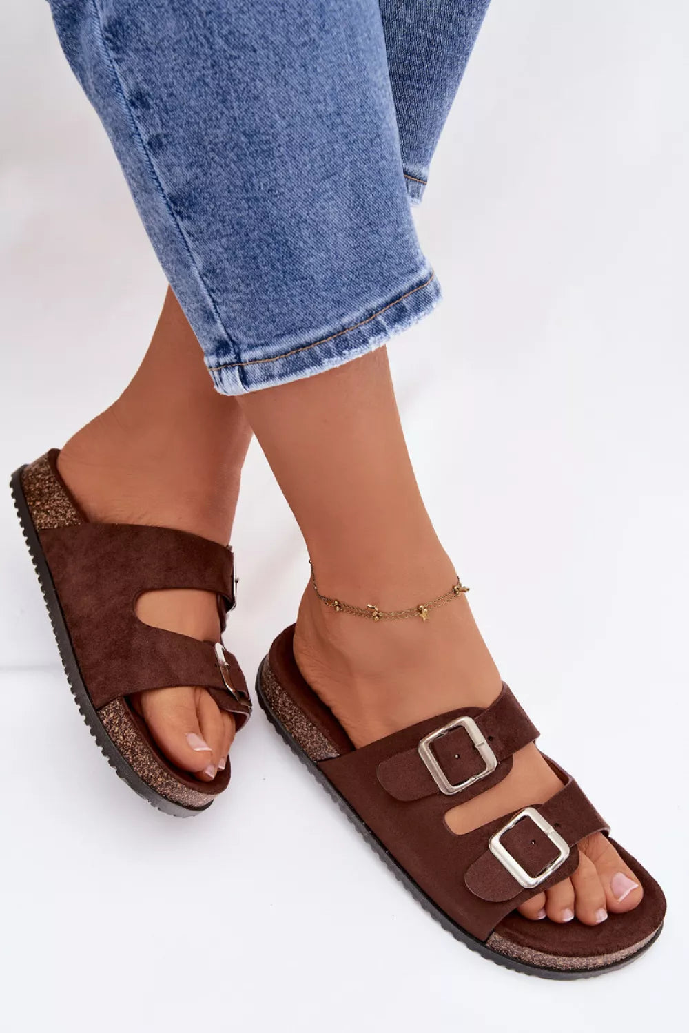 Šlepetės per pirštą modelis 226345 Step in style