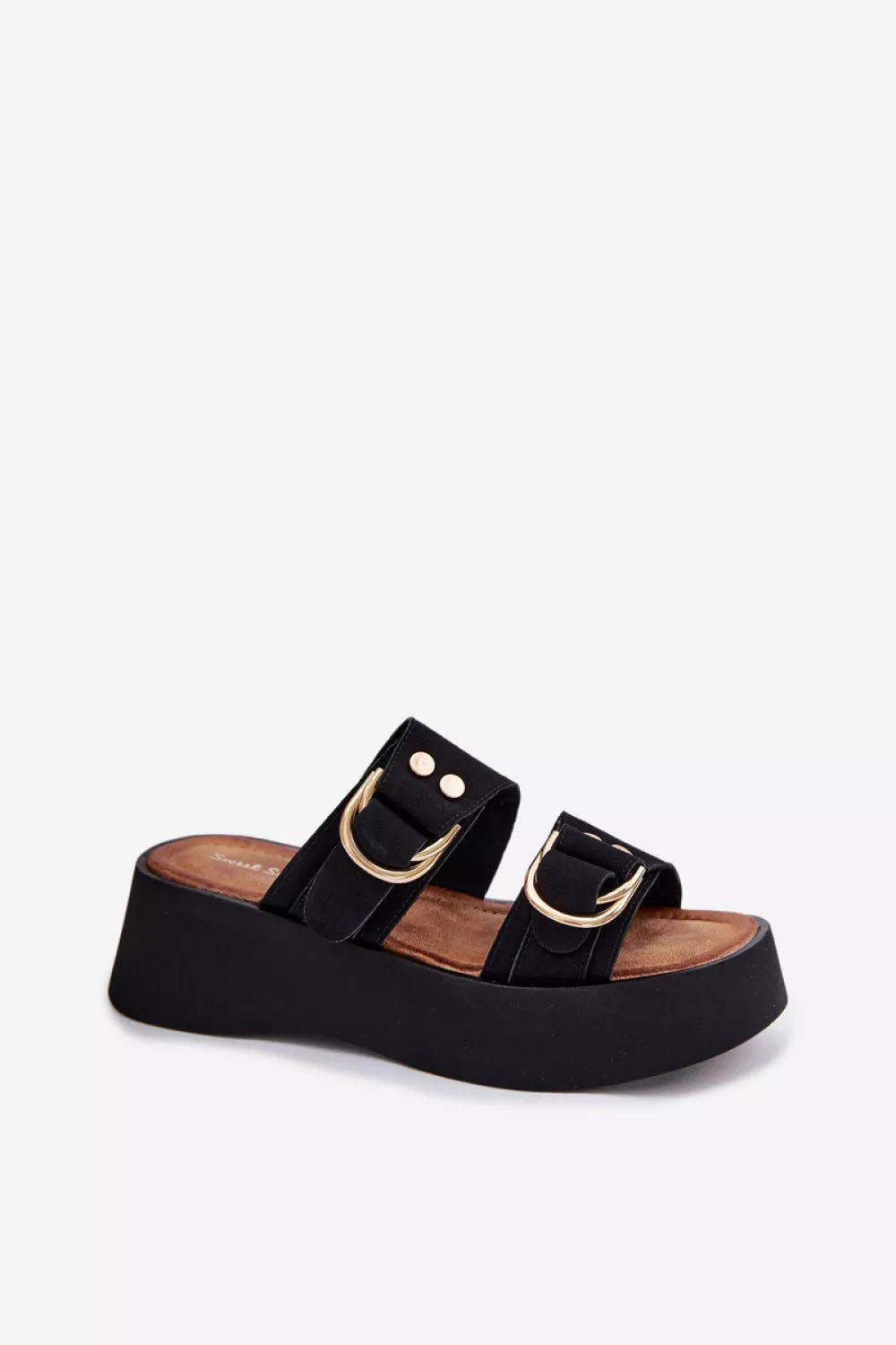 Klapki na platformie model 226359 Step in style