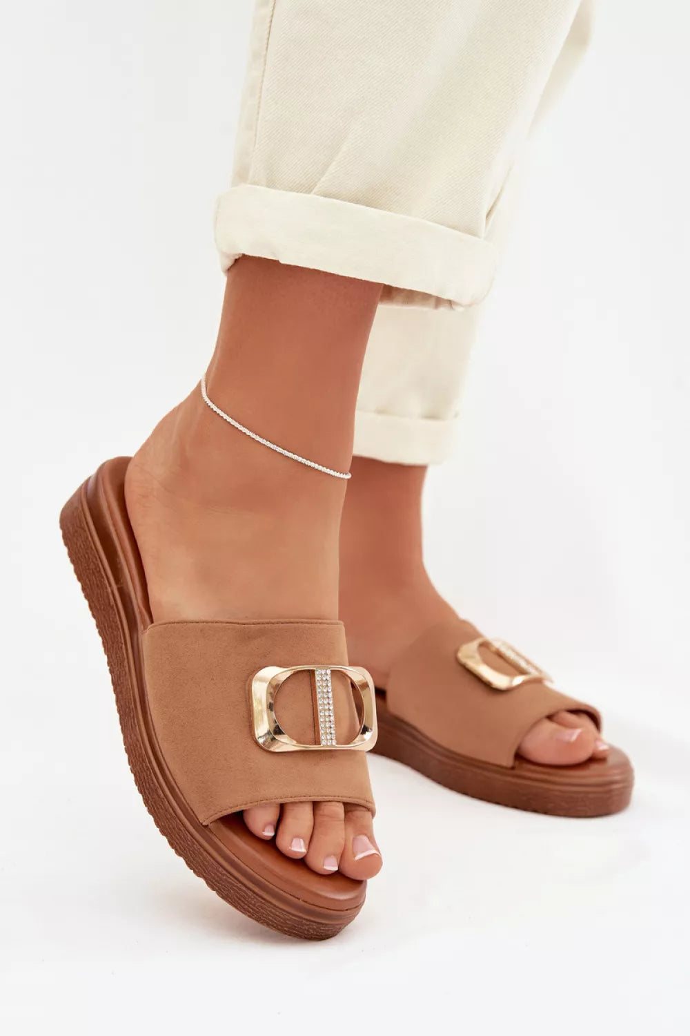 Šlepetės per pirštą modelis 226364 Step in style