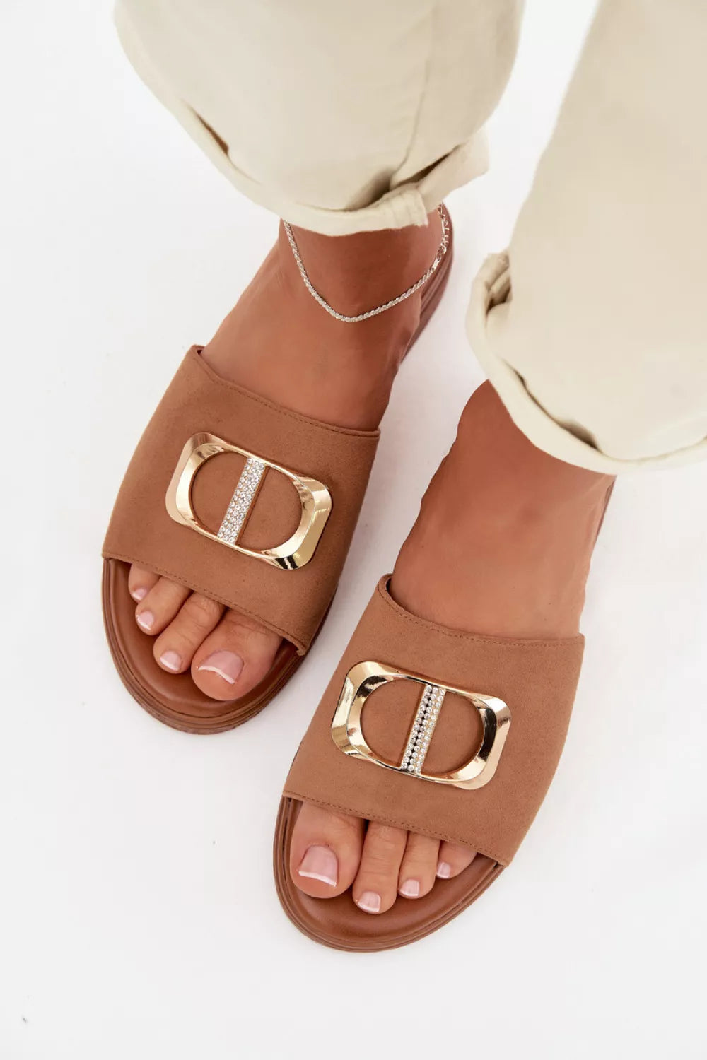 Šlepetės per pirštą modelis 226364 Step in style