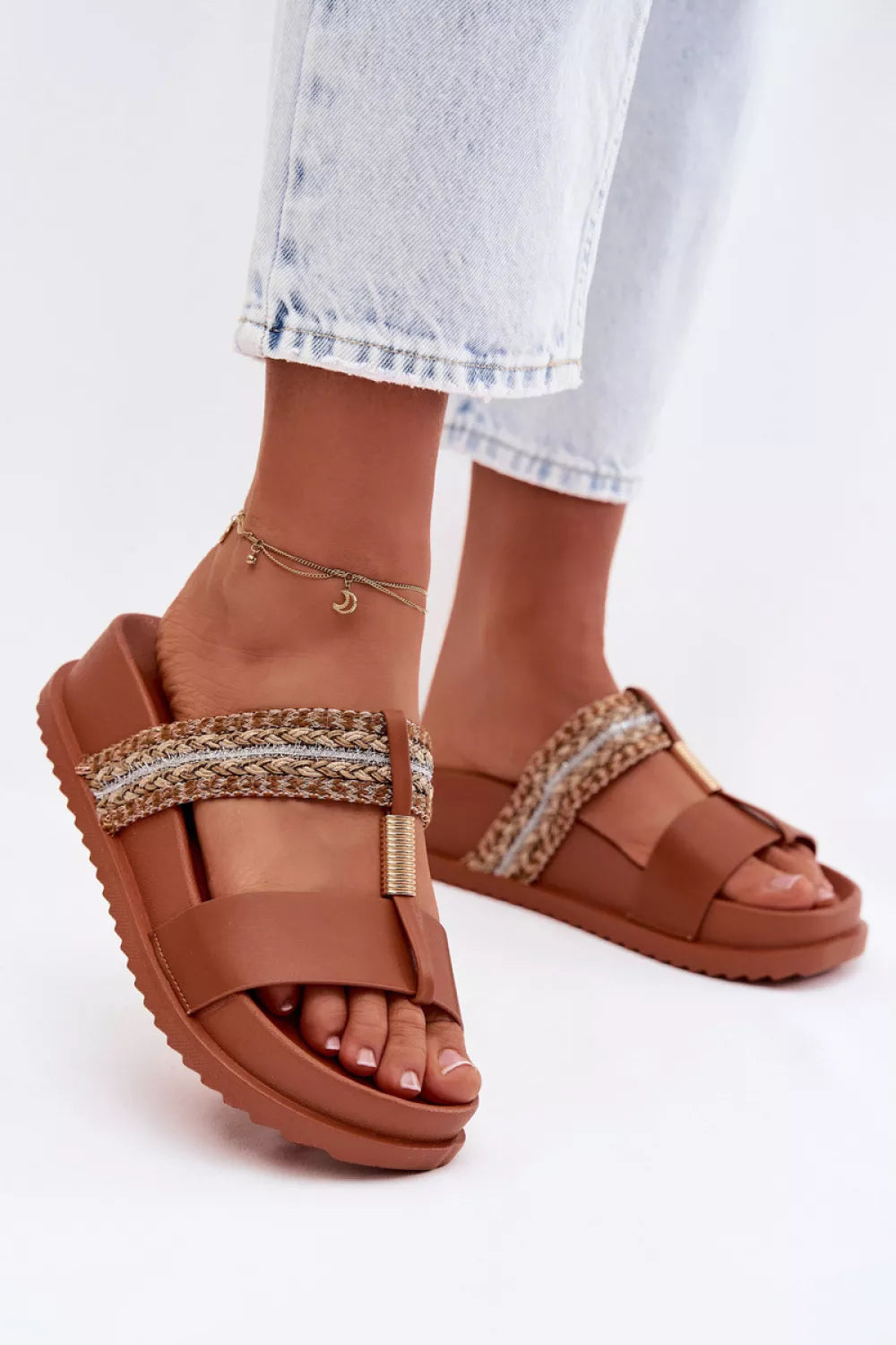 Platformos sandalai, modelis 226368, „Step in style“