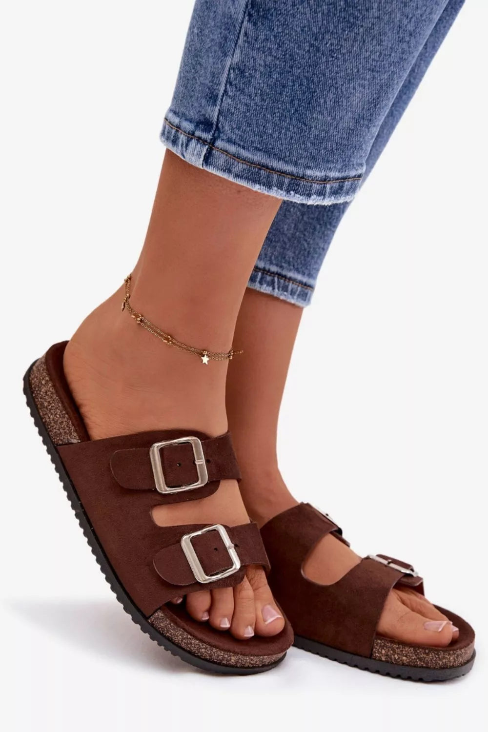 Šlepetės per pirštą modelis 226345 Step in style