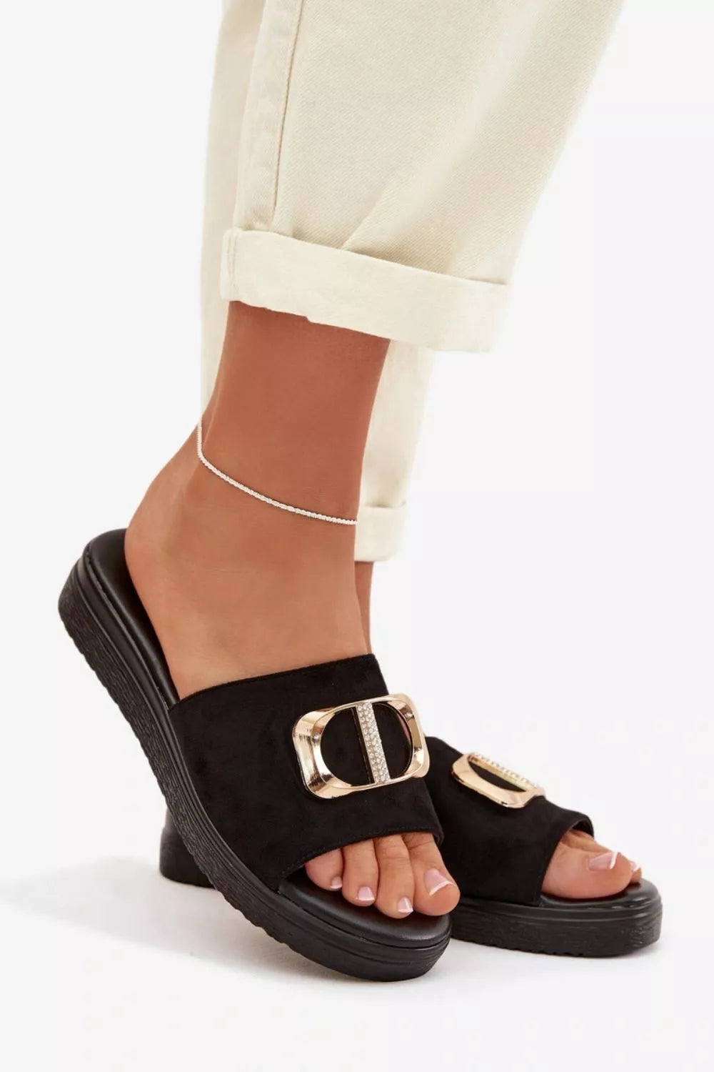 Šlepetės per pirštą, modelis 226362 Step in style