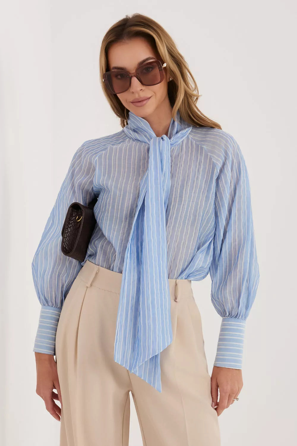 Marškiniai ilgomis rankovėmis, modelis 226438, Italy Moda