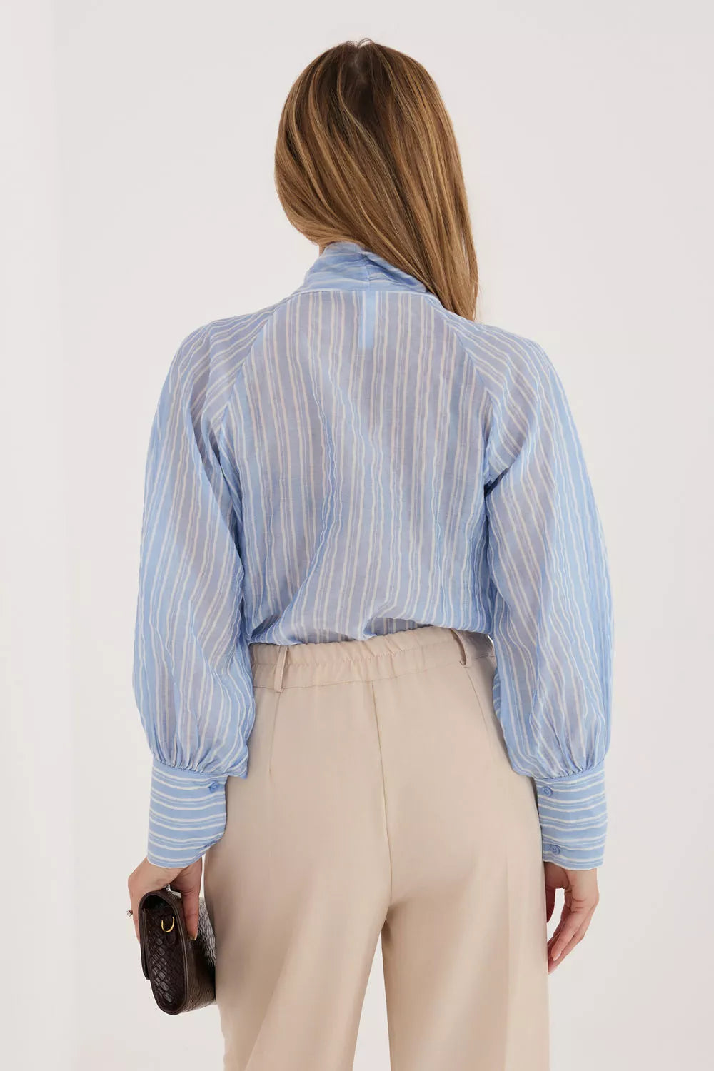Marškiniai ilgomis rankovėmis, modelis 226438, Italy Moda