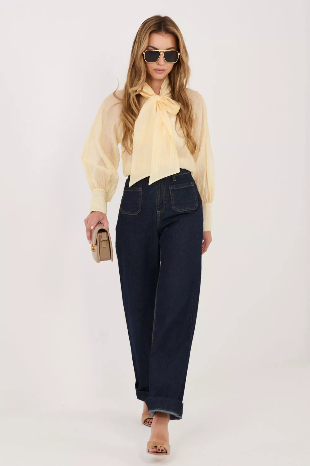 Marškiniai ilgomis rankovėmis modelis 226439 Italy Moda