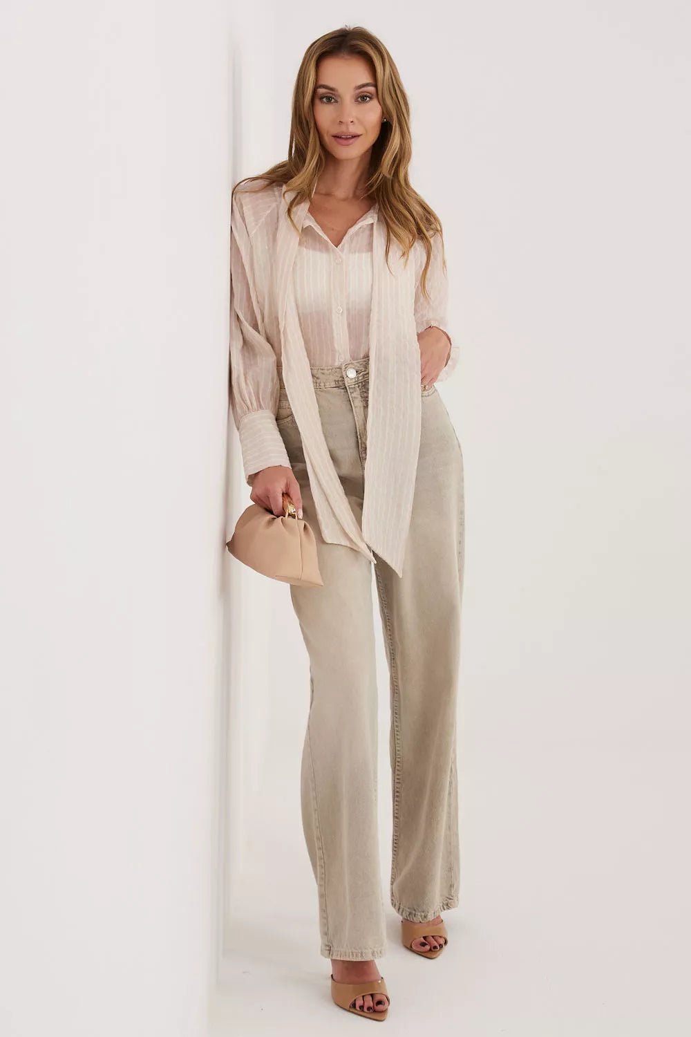 Marškiniai ilgomis rankovėmis, modelis 226440, Italy Moda