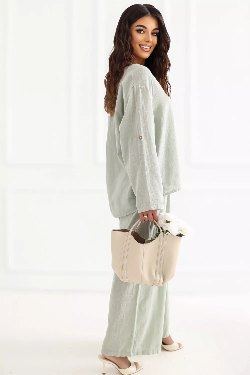 Moterų kelnės modelis 226445 Italy Moda