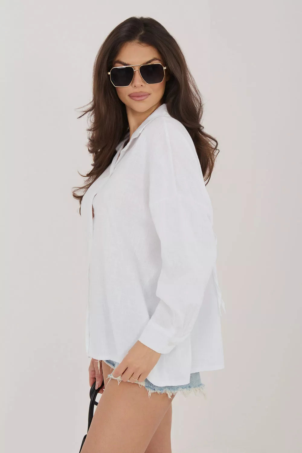 Marškiniai ilgomis rankovėmis, modelis 226477 Italy Moda