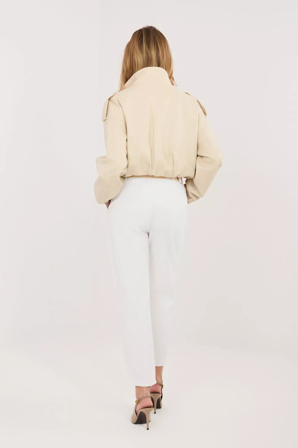 velvetinės kelnės modelis 226481 Italy Moda