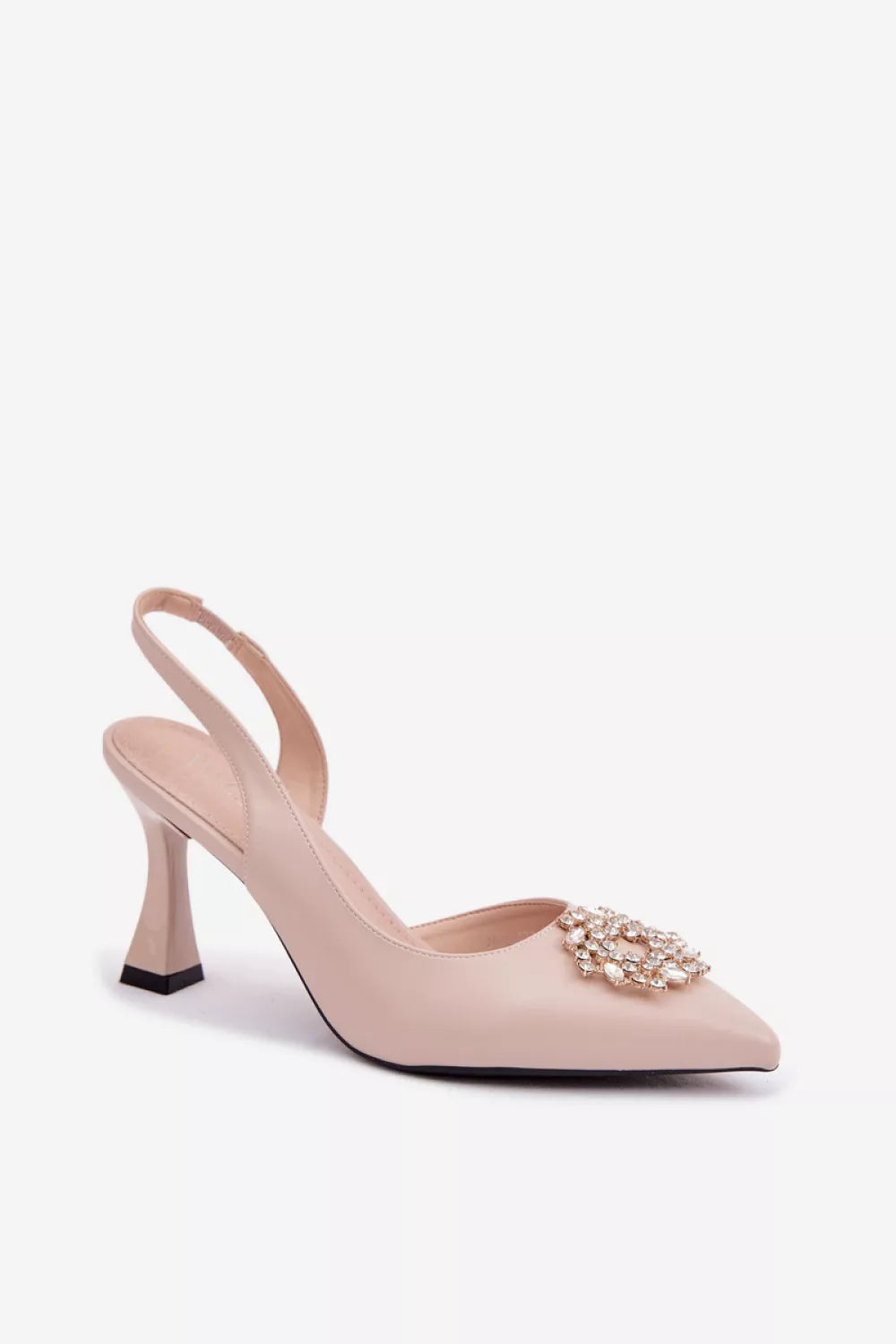 Basutės su kulnu, modelis 226502 Step in style