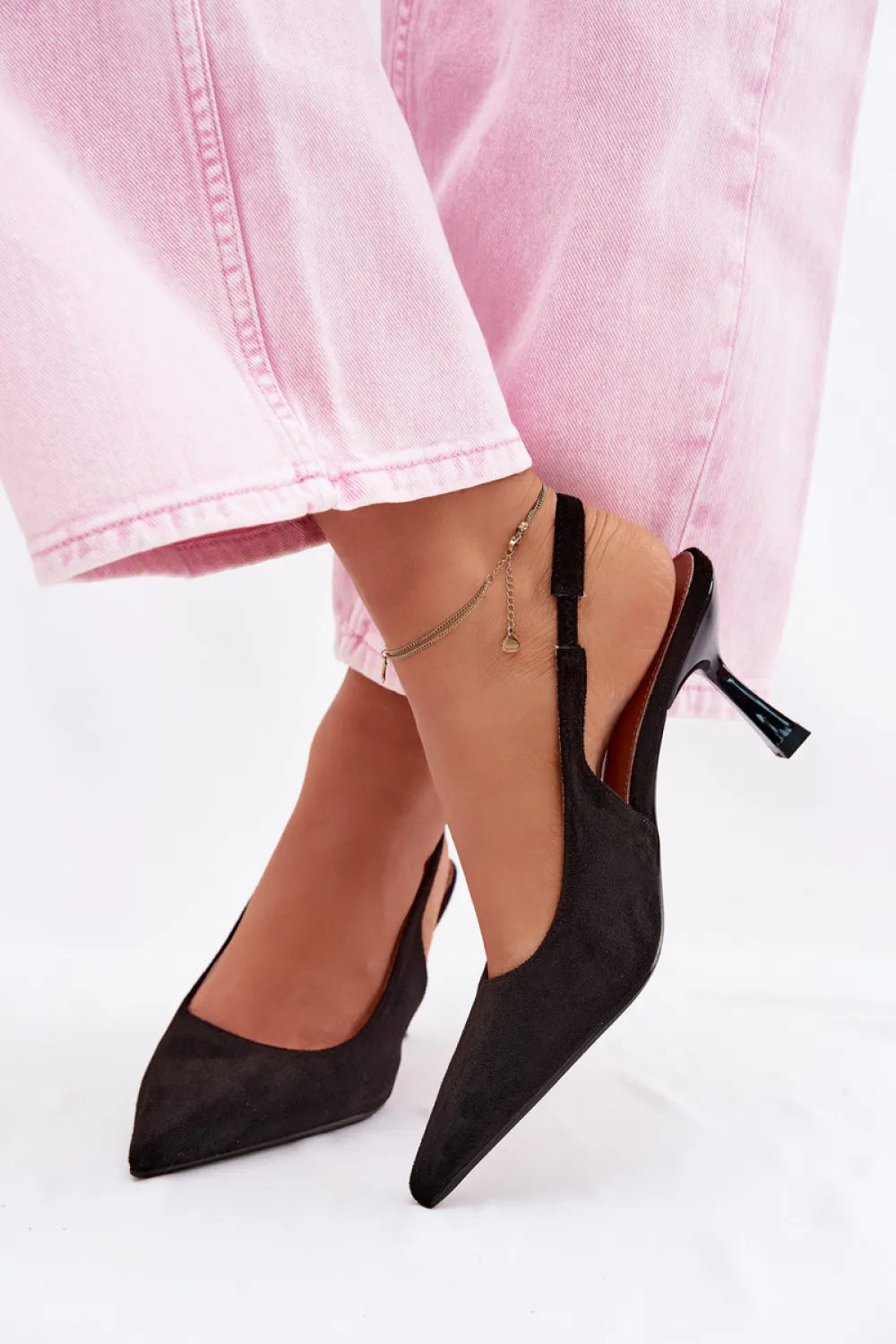 Basutės su kulnu, modelis 226917 Step in style